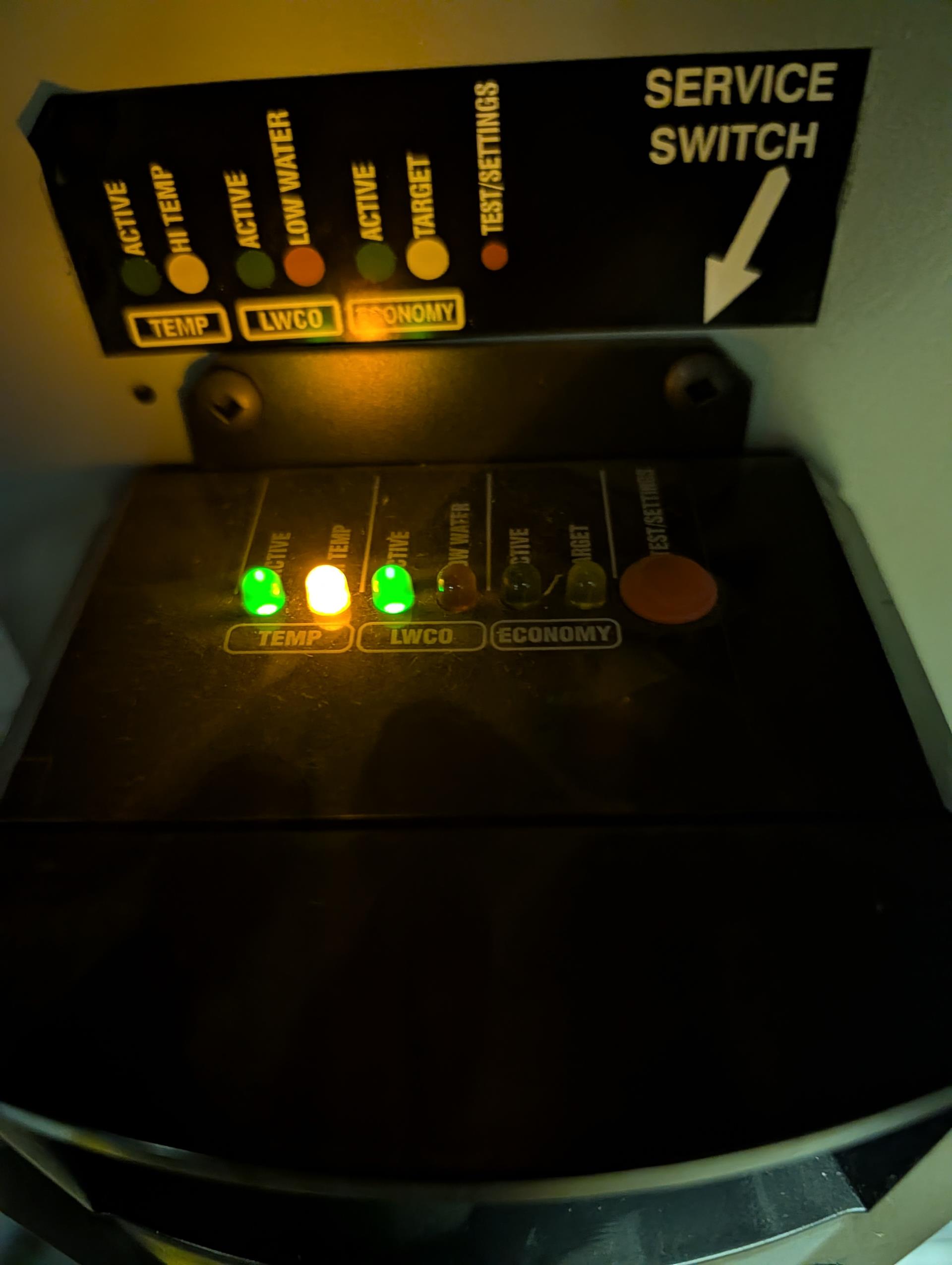 Baby/nursery room got down to 63 last night again.
They are paying $2,500 a month in propane. 650 gallons last few months. 
Boiler size is 204,000 input 170,000 Output 
Square footage is 6000
There’s an additional 700 in basement where there is electric baseboard. 

Nursery room is 14x22=308 sq ft Required BTUs (308x45= 13,860)
25 linear feet of baseboard (25x600 btu per linear ft = 15,000 BTU)
Baseboard is adequate for this room.

I did notice that a pipe clamp thermocouple measured at the supply pipe was a few degrees cooler than the temperature measured by the aquastat to I changed hi limit from 180° to 188° 

I also double checked propane pressure inlet and outlet (12.6” inlet) (9,6” outlet) Good

The second floor hallway thermostat was reading 2° warmer than my temperature probe so I offset up 2° for accuracy. 

Left estimate to properly pipe gas line to propane water heater.
Also left previous estimate to replace air scoop with spirovent air eliminator 

As far as fuel utilizatio