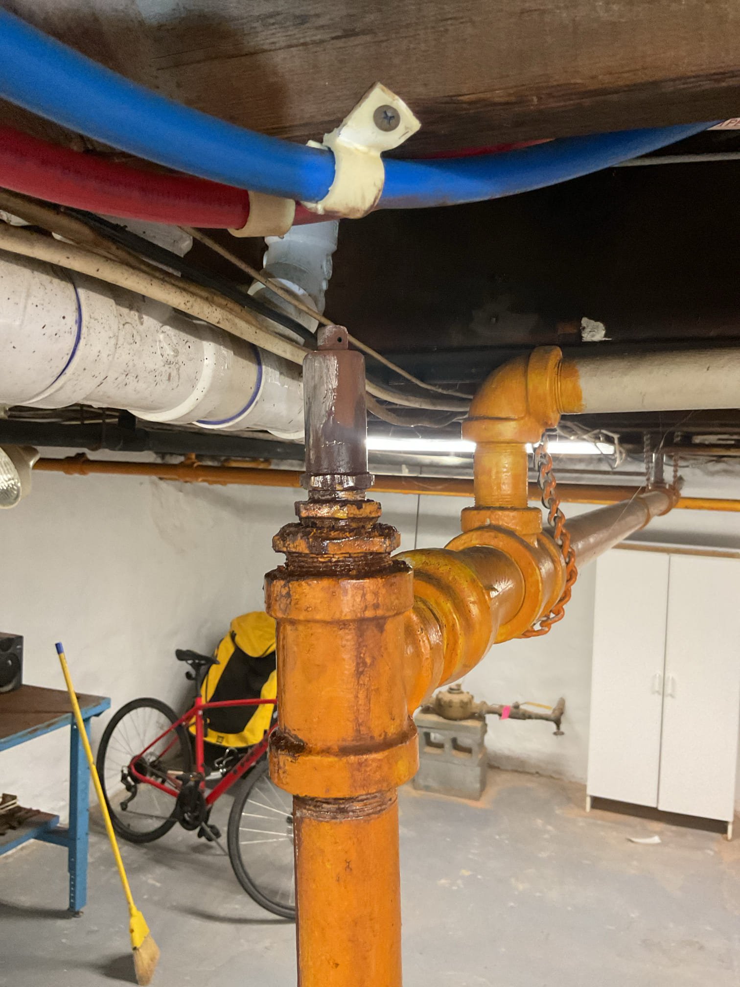 
Luis 12-24-25 
Disconnect, remove and dispose of (4) steam vents on main piping.

Install new steam vents and test operation.

I was able to install 3 vents …other vent is very difficult to remove we will need to come back with other fittings in case it breaks during procedure. 3/4 to 1 in bushing p, 1 in to 1 1/4 bushing, 1 1/4 to 1 1/2 bushing. Boiler is working properly not emergency to come back. Follow up with customer. 

1-21-26 Luis return visit to replace last basement vent, replace vent and test operation ok. Customer stated there was water leak from sight glass, i checked sight glass inspect gaskets and nuts. Nuts were not fully tight. Corrected connections and test boiler. Used blow down to test water safeties. Float get stock and feeds too much water to system. I inspected float, I will talk to management about this issue. Boiler is working normally. Bill is out of town coils not collect payment office to follow up. 