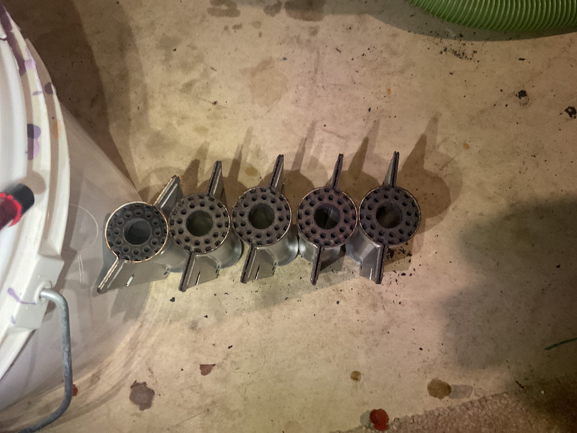 Performed precision heat tune up on 2019 hybrid amana system. Replaced 20x25x1 air filter. Checked all electrical connections and components. Checked temperature rise. Cleaned flame sensor. Found burners rusted and corroded. Provided estimate to install stainless steel burners. Also found no surge protection on blower motor, provided estimate. Cleaned flame sensor. Performed combustion test. Gas furnace is working properly at time of service. 