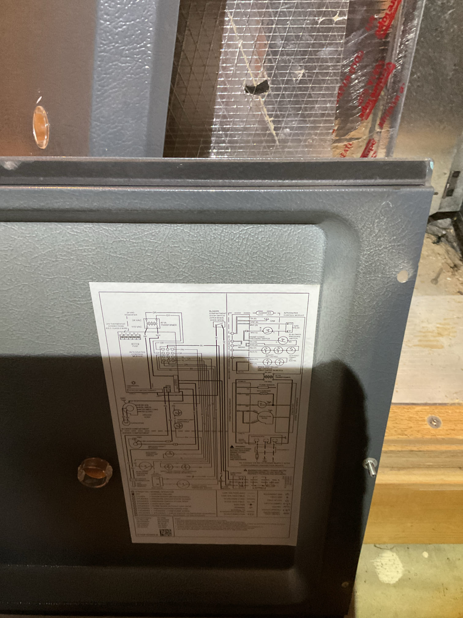 I arrived to the customers home to service their 8 yr old 90% Goodman gas furnace system. 
I started with checking the air filter and replaced , the filter size is 16x25x1. I checked all my electrical connections and voltages. I inspected and tested the  burners , flame sensor and the igniter. I water tested all tubing and hoses. I inspected the exhaust and fresh air pipe for restrictions and bellies. I inspected the inducer and the blower motor operation. I checked and tested for combustion and took temp rise splits at the return and the supply. Everything is running fine at this time of service. 
