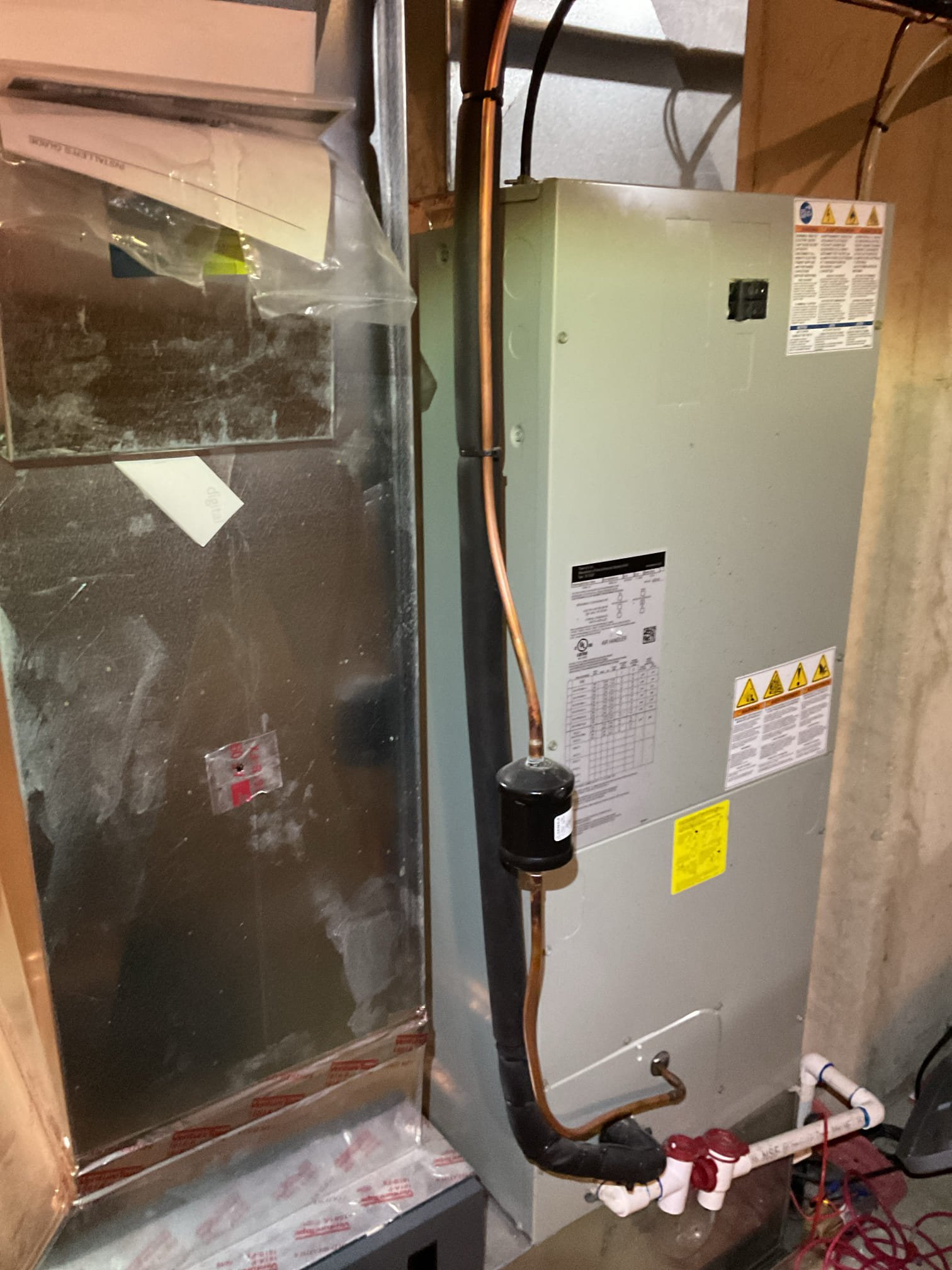 I arrived to the customers home to look at his 6 yr old American standard heat pump system. I Checked and went through the whole heat pump system. I did find the indoor filter was dirty,  I replaced it with a 20x25x1.  I also found the outdoor heat pump had some sticks that got jammed up in the fan center of the outdoor Heat pump. This may have caused some issues. I ran the heat pump system by itself . I have good pressures and I had decent superheat subcool . I had talked to the customer and explained to him that everything looks good  and I told him that the system is working fine at this time I collected for my diagnostics for today. Collected for $164.52 paid by cc. 