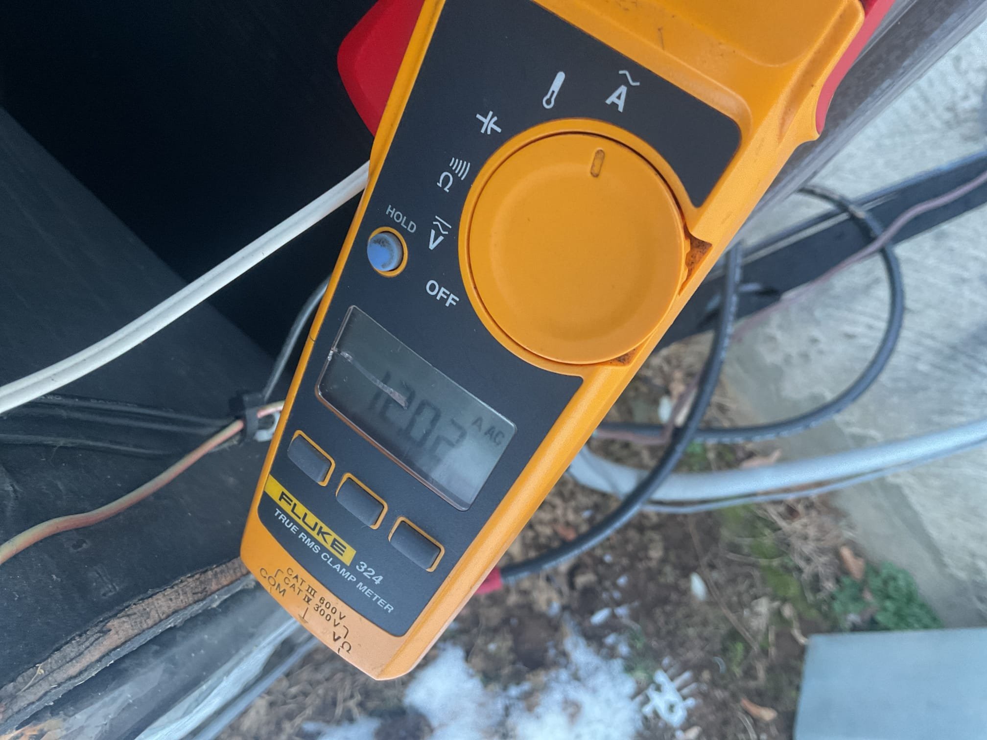 When I arrived customer informed me that the heat pump had came back on and seems to be running ok. Decided to check over heat pump system but explained to him that this unit does not save codes. Went out to outside unit and checked 410a refrigerant pressures they were 372/61. Head pressure was a little high but not terrible. Compressor is also drawling at over 12 amps. Removed air filter and replaced with 1” 20x20x1 customer supplied. Compressor very loud from inside the home also. Would recommend replacing heat pump system very soon. Heat pump is working at time of service. 