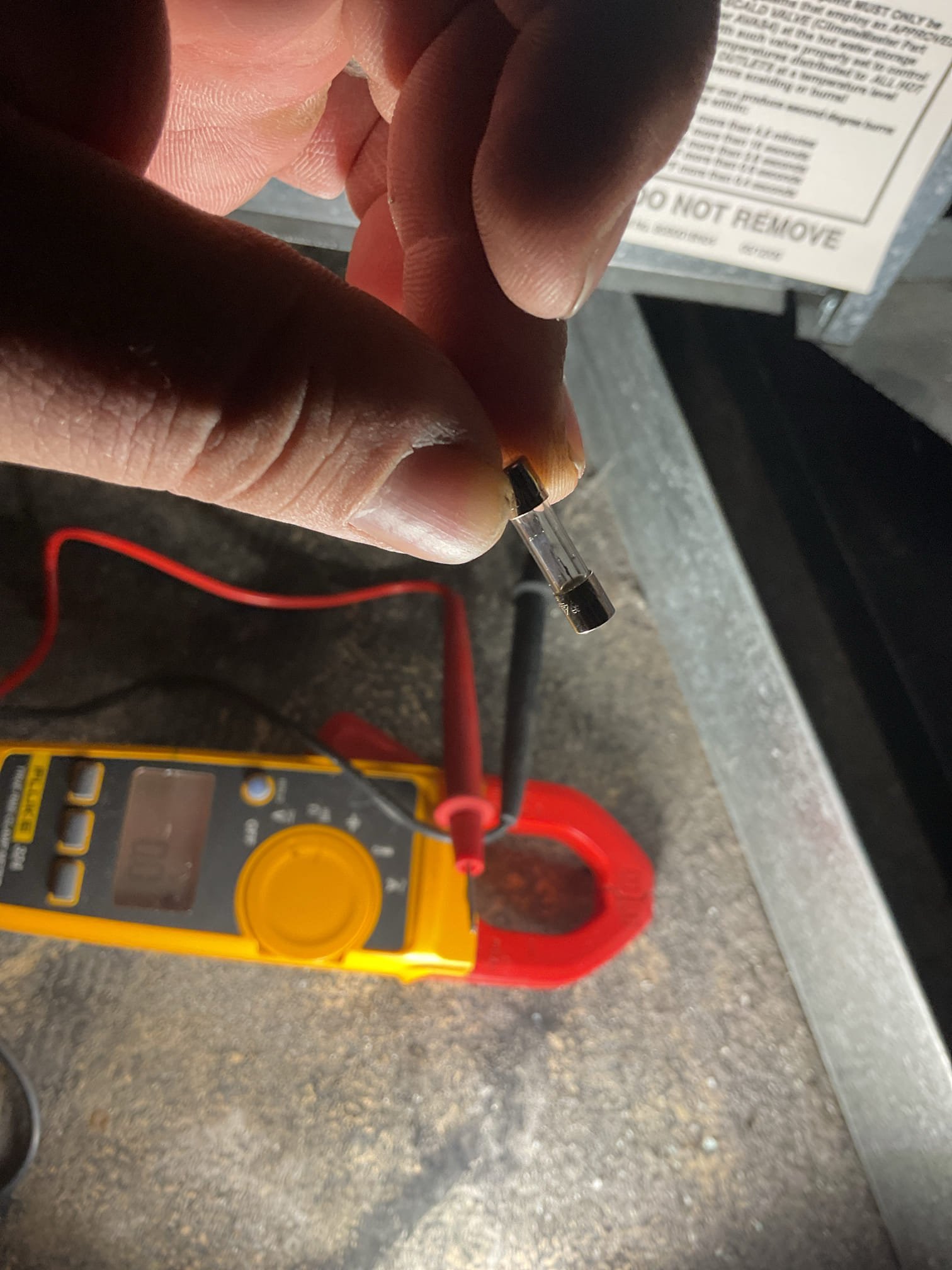 Fully assessed no heating situation. Found blown glass fuse on main circuit board. Used fuse popper and found strip heater circuit board high voltage melted into low voltage wiring and after further investigation it also fried main circuit board. System was installed 11/9/23. Also meg tested compressor, compressor tested out ok. Need to order both circuit boards, geo is Down. Customer is going to use a wood fireplace for now. 