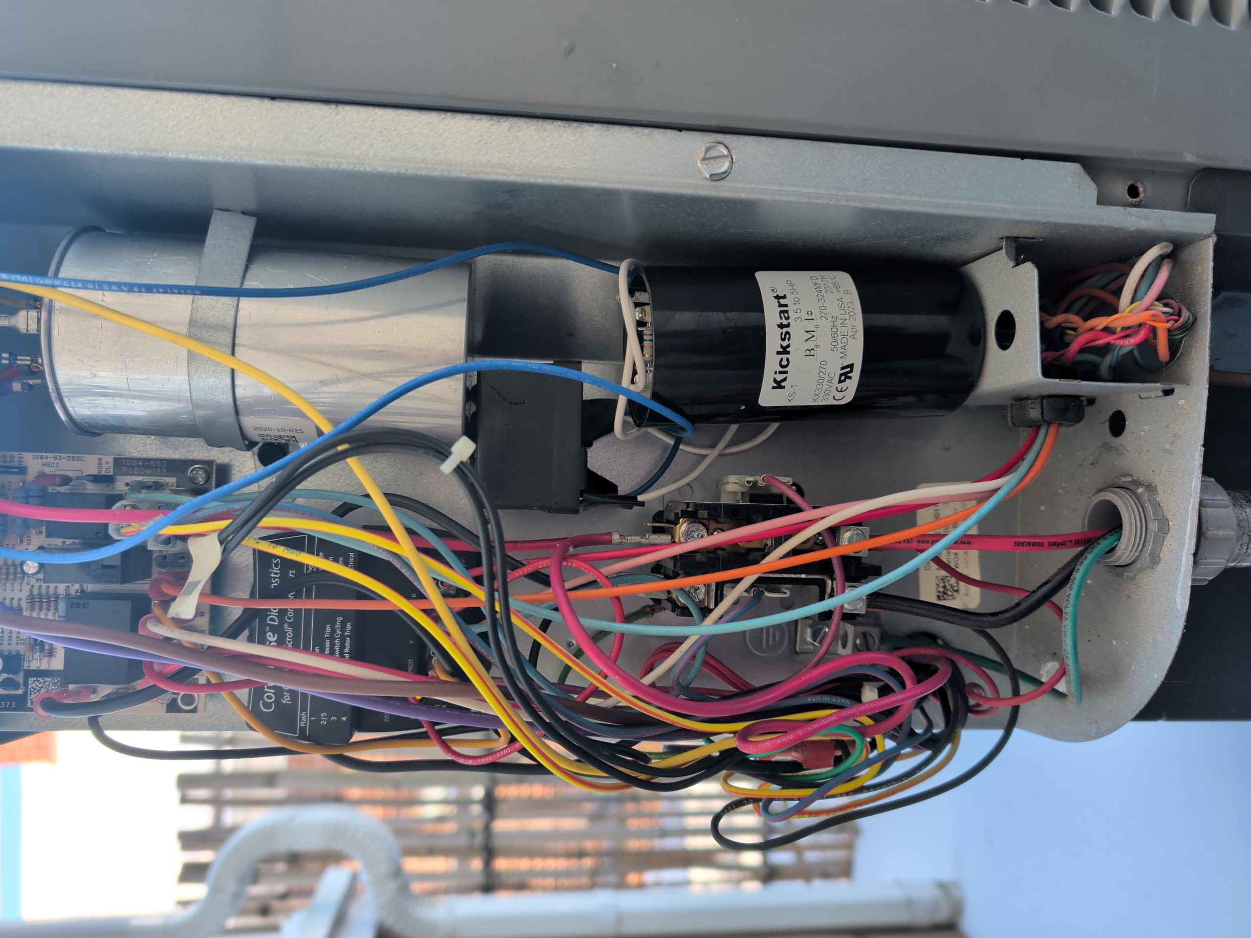 Completed heat tune up for 3 ton heat pump with 15KW electric heat kit,

Replaced 20x20x1  filter
Indoor and outdoor coils in good condition.
Inspected wiring, controls, electric motors and components. 15KW electric heat kit 58A : Good. Installed previously recommended hard start kit with potential relay at outdoor unit today. 
Equipment lacks surge protection. Left estimate for indoor blower motor surge protector and surge protector for outdoor equipment
Measured temperature rise and static pressure
Inspected drains. 
Verified integrity of compressor and defrost cycle 
Checked refrigerant charge/pressures.

Heat pump operating well at this time. 

