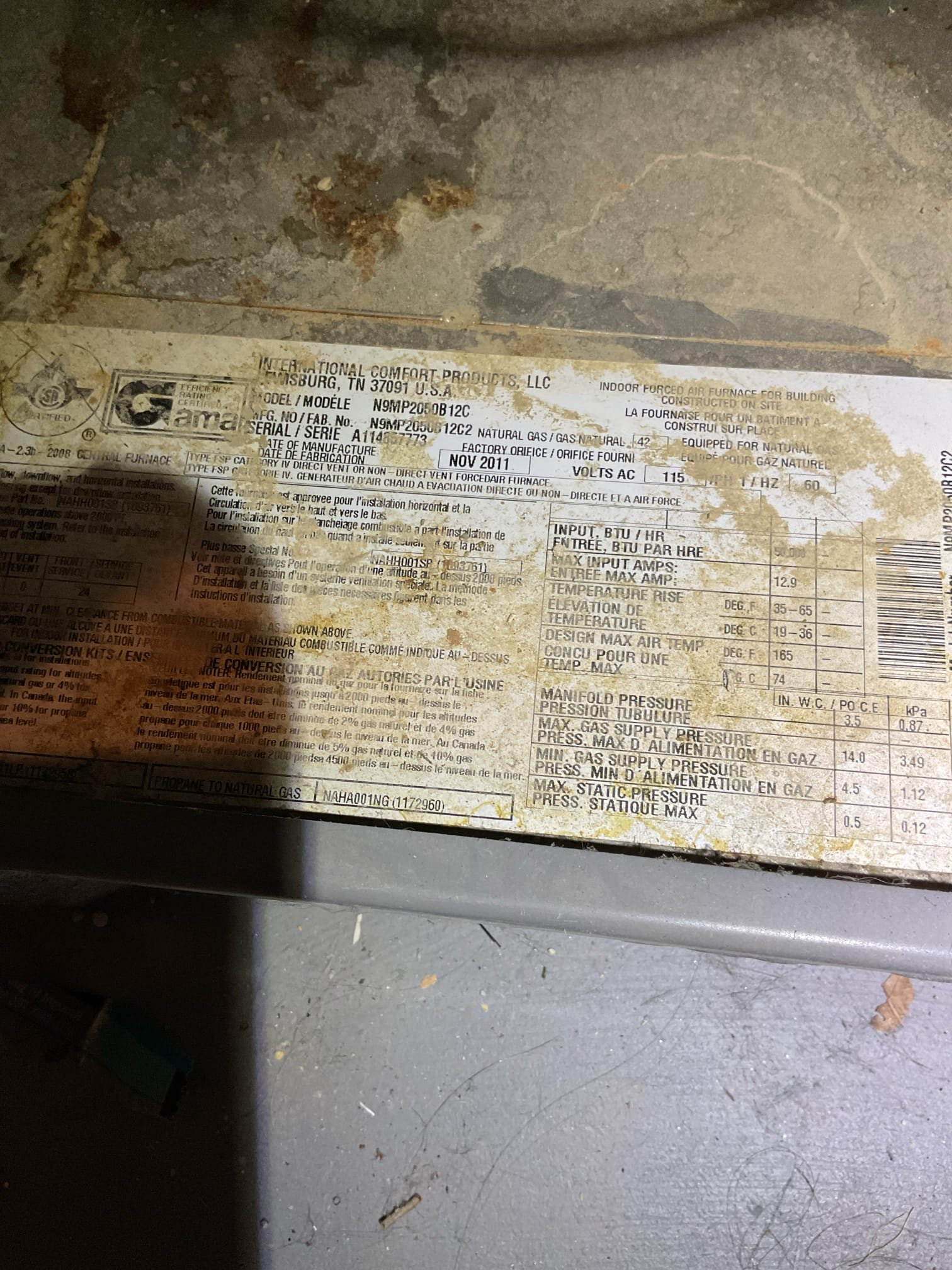 Luis 1-27-26 customer called in for no heat, ICP 90% heater 50 k Btu. Found heater on ignition soft lockout. No other codes. Exact issue is unknown, I check entire system reset unit and heater came on. During troubleshooting I did noticed some items that are not working properly. Inducer assembly makes noise and vacuum is not steady. Filter was dirty, I replaced air filter. Water is starting to leak at heater trap. I performed safety test on heat exchanger and failed. Combustion results within range. Exhaust Temp starts normal then increase to around 130 f. All these parts are related to error code. I provided estimate to rebuild heater. I also contact office to set up home comforter consultant to come out later on today to provide estimate on replacement. 