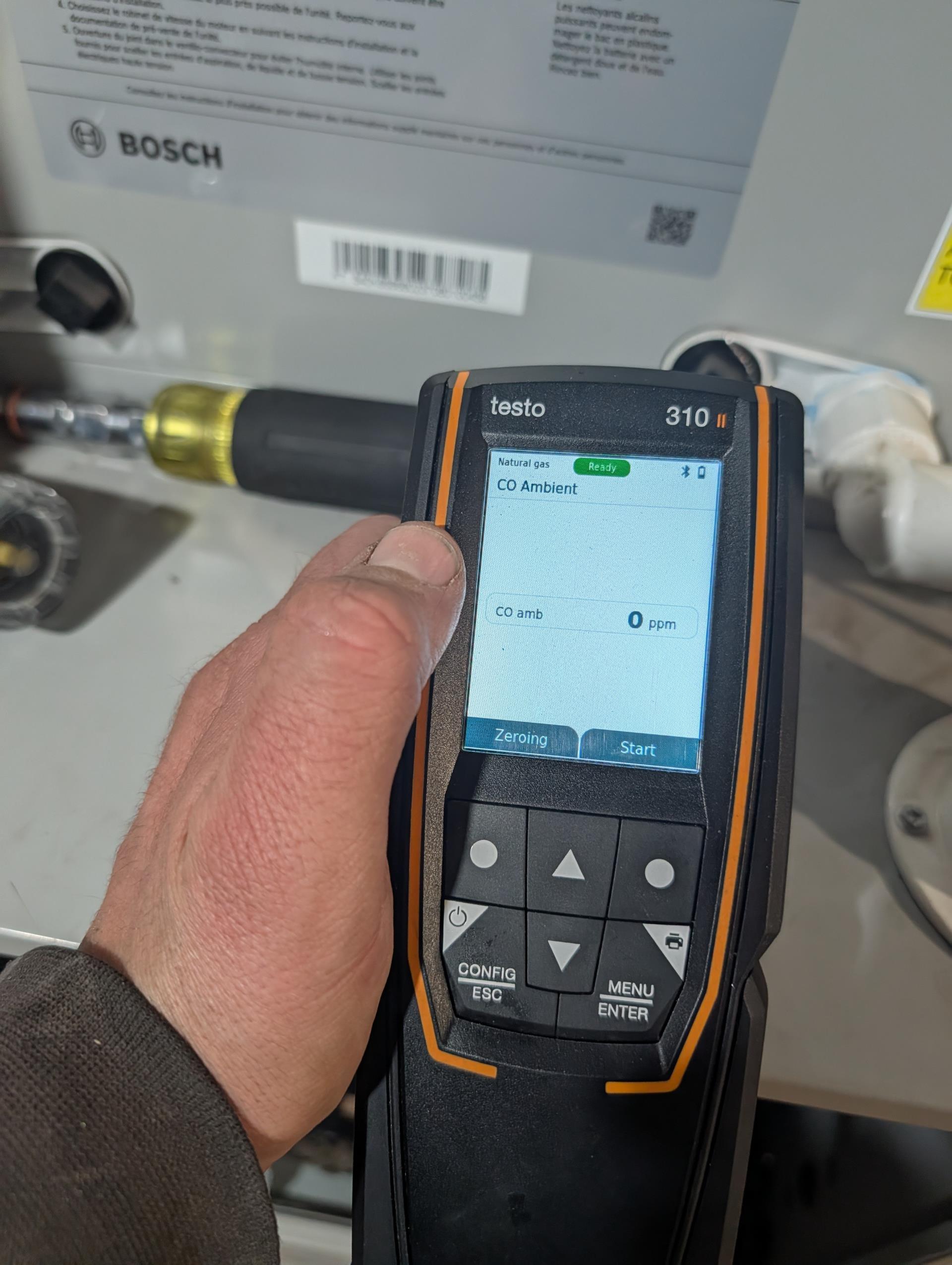 Homeowner’s carbon monoxide detector went off late last night.
He was using his wood fired fire place in living room.
I did an ambient carbon monoxide search throughout the house.
Also did ambient Carbon monoxide test in the ductwork of each system while running 0 ppm million,
Combustion analysis/test for each furnace: Pass
The only time where I had a brief blip of 1 ppm but it quickly zeroed out. was when I was within 5’ of wood burning fireplace.
Chances are the CO detector malfunctioned last night.

Also replaced the 20x25x5 filter at basement system. It is a MERV 16 filter so replace every 3 months. 

His detectors are 12+ years old. I offered a low level carbon monoxide alarm. He is going to replace them. 
