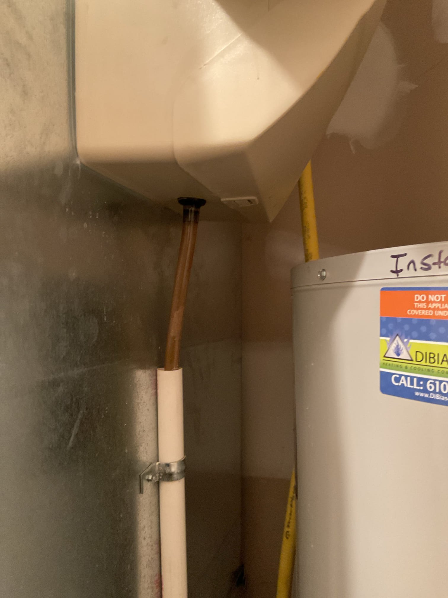 Luis 1-27-26 customer called in for humidifier leaking. Customer tuned water off to humidifier, upon arrival customer stated neighbor turned water off to humidifier. Customer also stated heater was not maintaining temperature, she would set 69 and heater would only get to 66. I first look at humidifier issue. I found humidifier leaking. I talked to customer about issue. This humidifier has had issues in the past. I recommended replacement of humidifier with pan and water sensor. Customer decided to just keep the humidifier off for now. I emailed estimate to install new humidifier with pan and sensor. On the heater side found very dirty filter. Replace filter. I noticed heater cycles on and off on high limit every 10 minutes. I check supply and return air temps 57 degrees Temp rise. 130/73. Check static pressure .95 wc. I inspect limit and is rated 150F. Heater worked better with new filter. I cycle heater couple times. If unit continues to cycle on limit we will need to do advanced tro