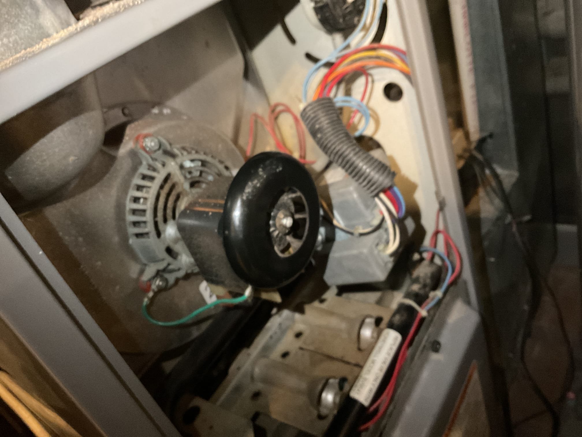 Fully assessed no heating situation. Neighbor came over and took out broken igniter. Found after powering up furnace inducer motor was also locked up can’t test anything else. Provided estimate to replace igniter and inducer motor assembly.  Highly recommended replacement of entire system.  System is down at this time. Homeowner is going to call us in the morning with their decision, 