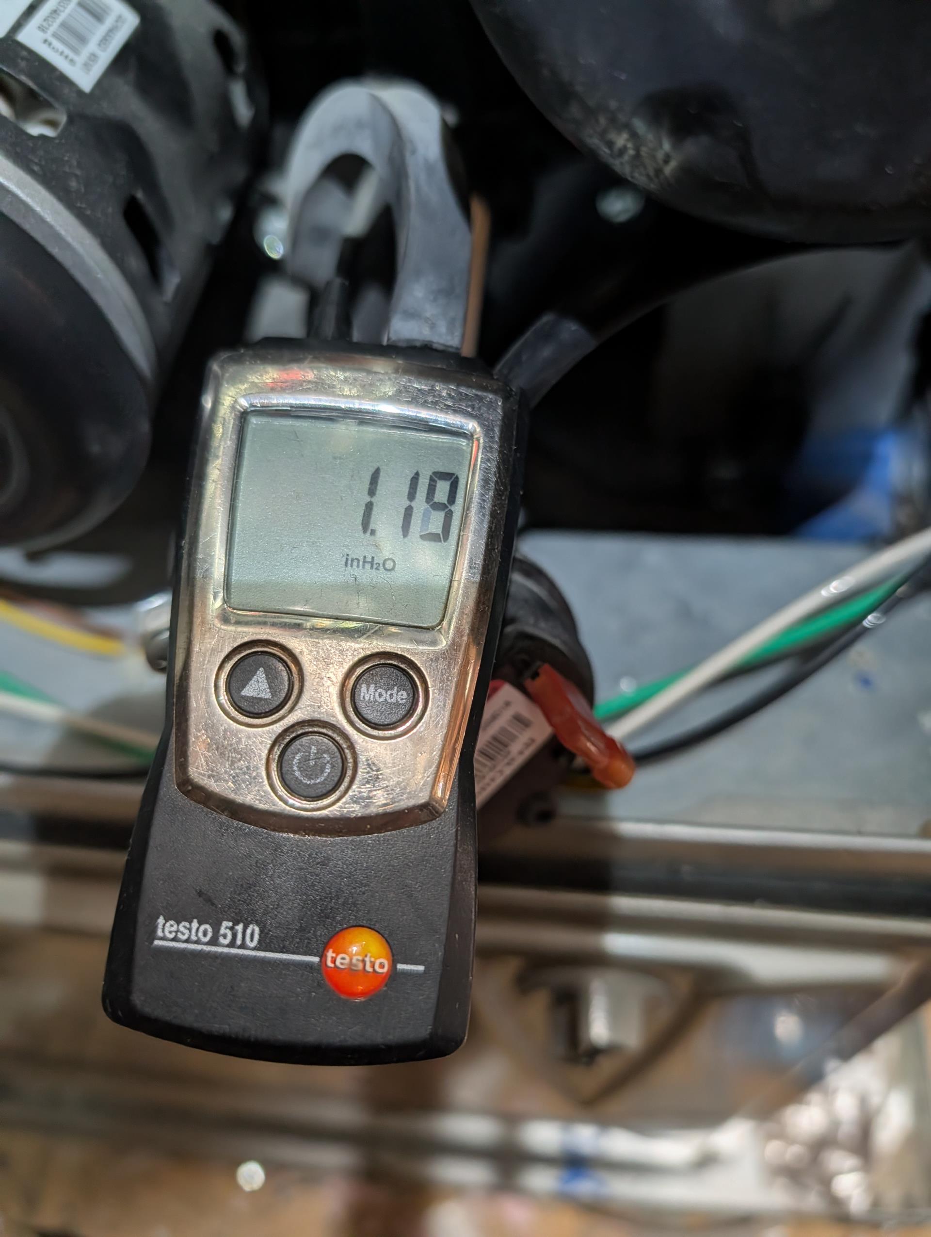 Open high limit on the clubhouse unit that serves (2) zones. Attic unit. 
Kitchen zone and card/game room zone
Furnace is 120,000 BTU. Return is ducted from one side only.
Replaced 14x25x1 filter. 
Fan speed ideal for heating BLUE medium high.

Also opened a manual damper labeled card room that feeds game room exterior wall. 
Opened another manual damper labeled Tr#3 as well. That feed 1 room in the basement level (Training Room)

Discharge air sensor wired into HZ311 zone panel cuts combustion off when temperature get to 160°F as designed.

I believe a commercial load calculation would reveal that funace is 1 size too big. But would need to see full layouts. She emailed us duct layout blueprints.

We should replace limit switch because it is likely to get stuck open again.

Furnace working at this time but limit needs to be replaced

Invoiced for diagnostic fee+ replace filter+replace OEM limit switch.
Limit switch will be ordered and we will return ASAP. 