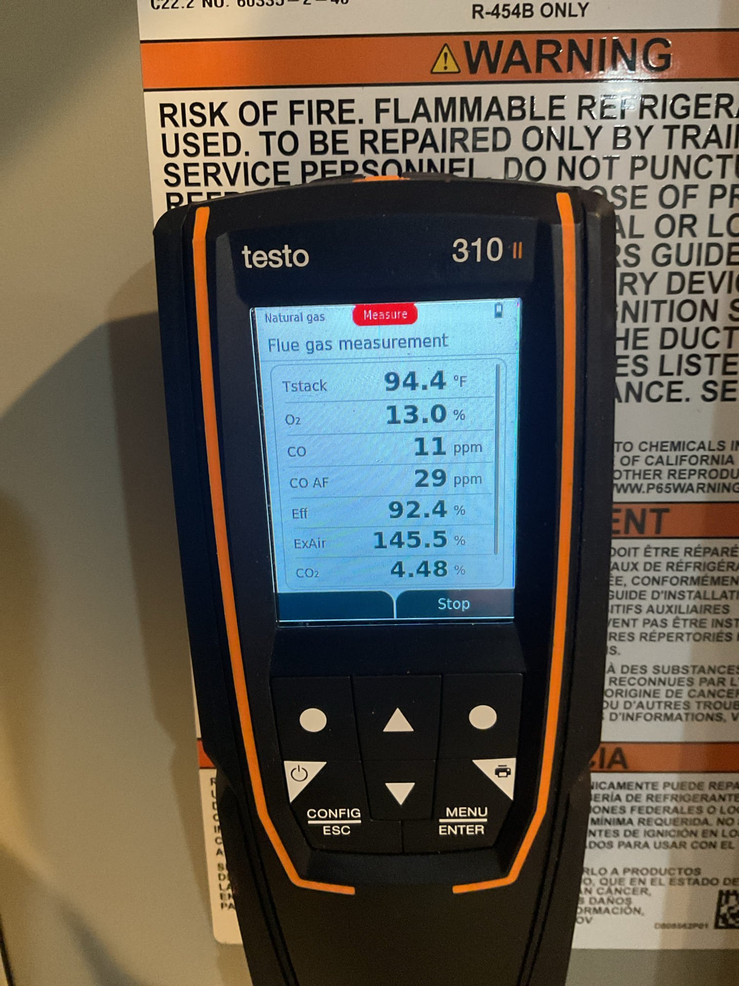 Performed quality assurance on recently installed trane 2 stage high efficiency gas furnace and a/c. Checked all electrical connections and components. Tested humidifier operation. Found service record was removed during installation, need to bring new service record during next visit. Installed new cell on air scrubber and found air scrubber itself is bad, will let our office know. Removed new cell . Homeowner talked about replacing himself. Performed combustion test on the system. Furnace is working properly at quality assurance. 