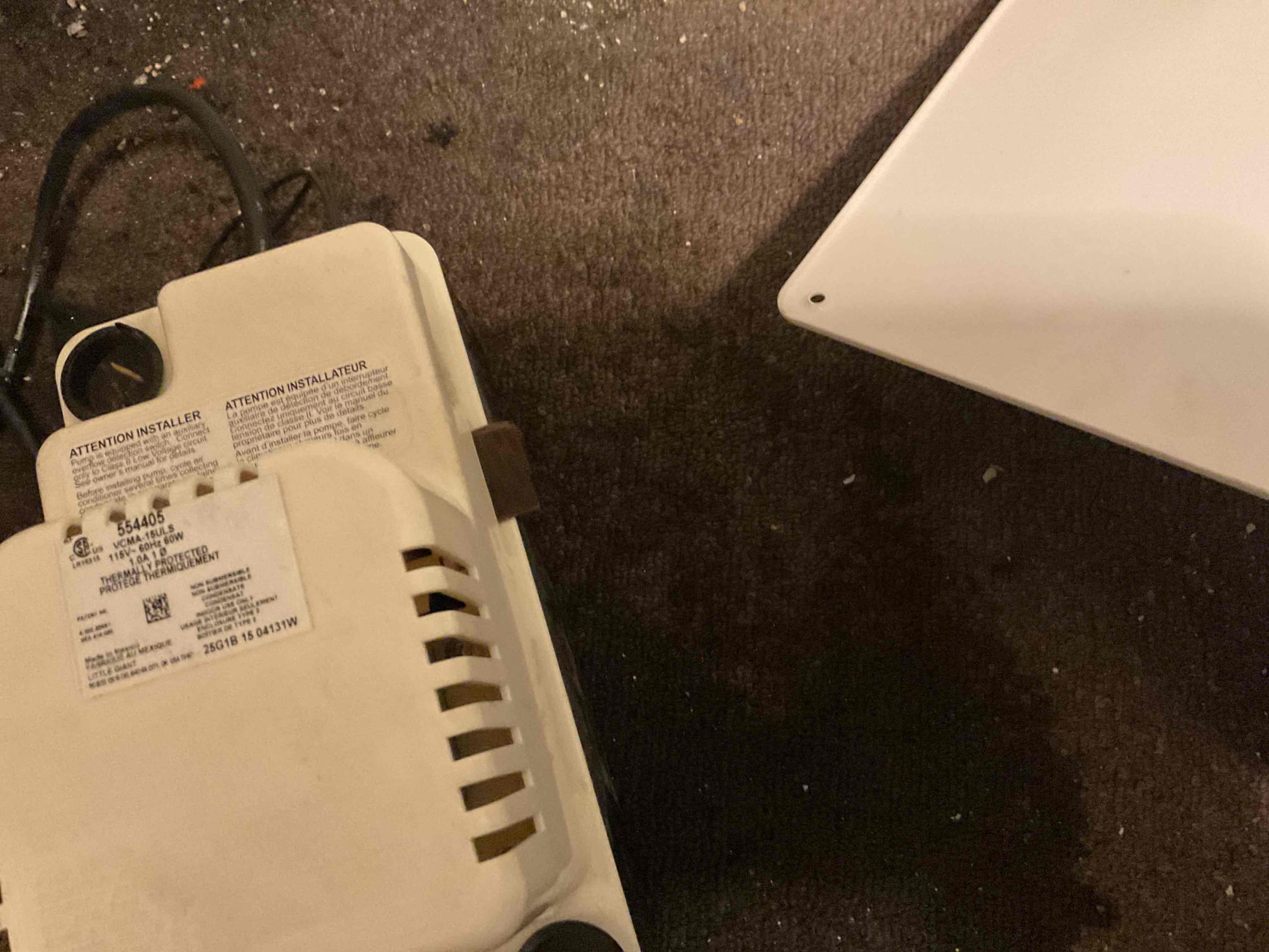 When I arrived found some water on the floor found condensation pump tab was not removed from pump, removed and tested out condensation pump. Found 3rd floor loop air bound , bleed air from loop. Homeowner would like us to come back at a later date to perform q.a. Also found white wire popped out of wire nut to third floor , wired in 3rd floor is now getting hot. Boiler is working properly at time of service. 