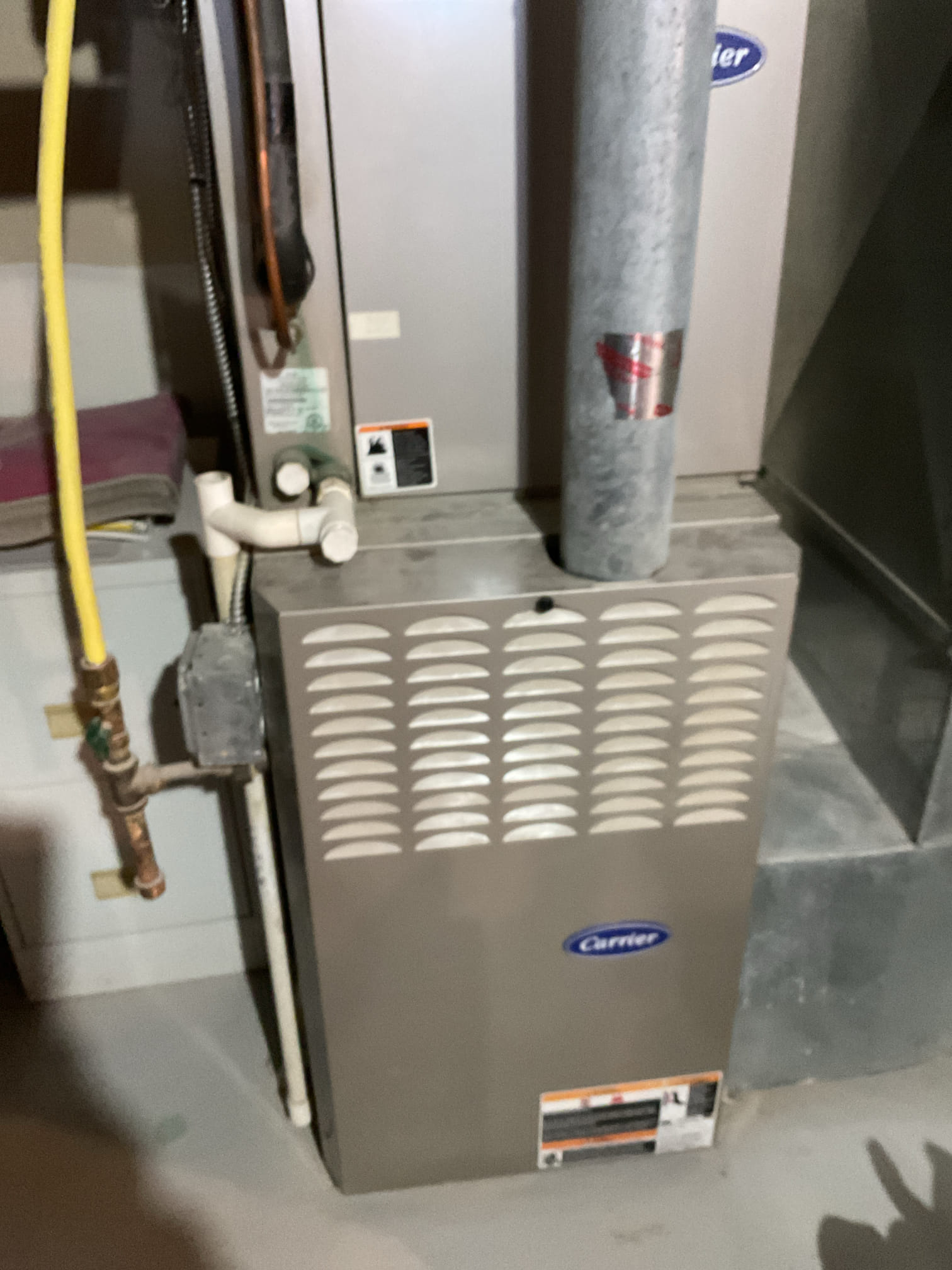 1/31/26 Dan 

I arrived to the customers home for no heat. It’s a 23 year-old carrier 80% furnace. I collected the furnace info and had the customer turn the thermostat back on .  The inducer motor sounded pretty rough when it started and so did blower motor , after some runtime with the furnace, the inducer motor did stop and lock up causing  the pressure switch to drop the flame . I had told the customer that it’s probably gonna be tough to get this inducer motor and it’s gonna be expensive to replace .  The customer agreed to have someone out for an estimate. Mike did set up bob for this afternoon at 3 o’clock to talk with the customers and their options. I collected for the $149.00 diagnostics. Paid by cc. 