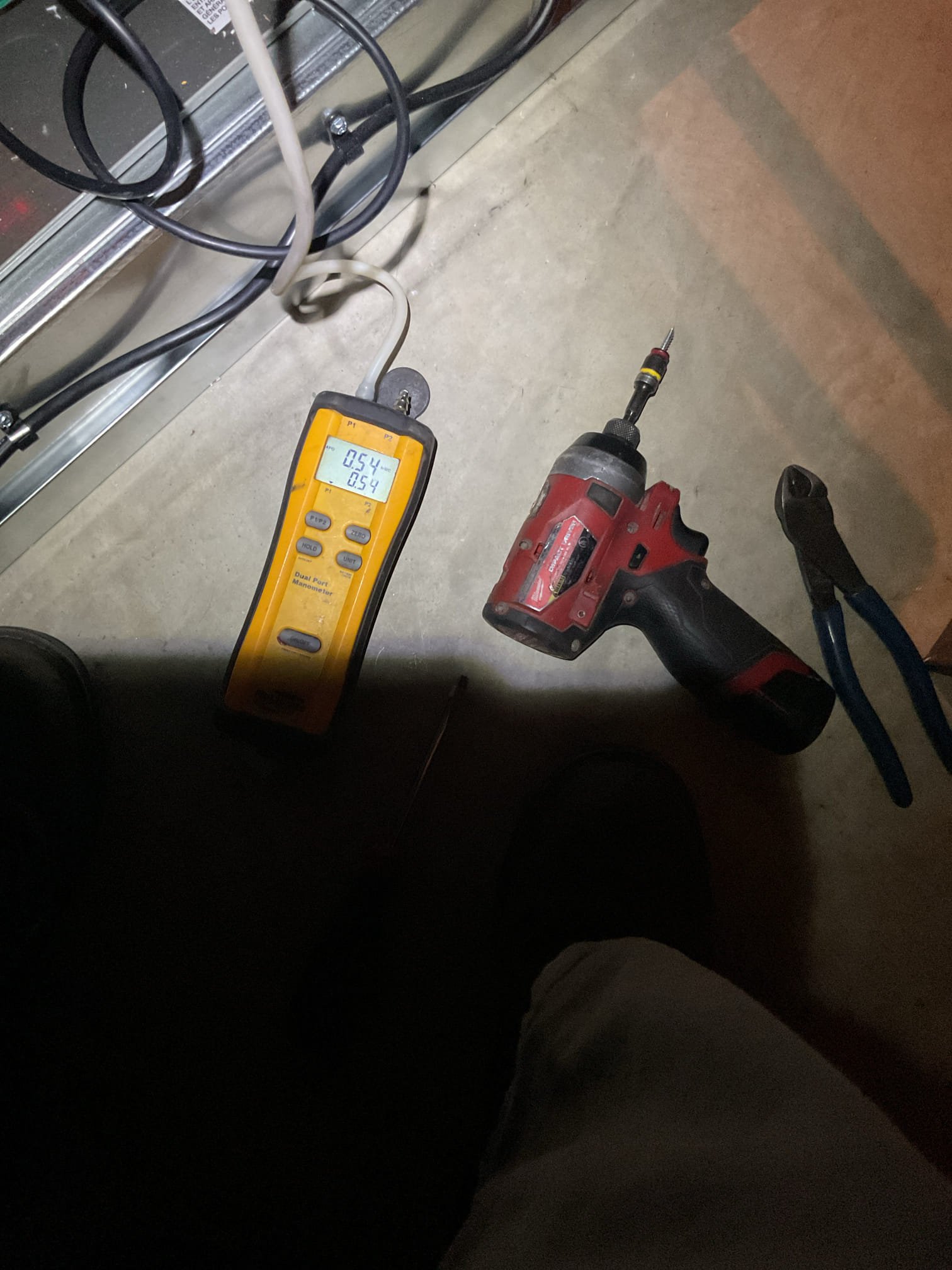 Luis 2-5-26 performed quality assurance on recently installed system. Check all settings on thermostat check airflow, electrical and gas piping. I lower fan speed to 1450 cfm to increase temp rise from 43 to 56 F originally was set to 1800 cfm. I check high and stage heat ok gas pressure ok. Static pressure on high stage is over 1 wc. I repair gas leak on gas piping, performed combustion test ok. Cycle heater ok. QA dir not passed due to gas leak. We will check ac aide during spring/summer. 