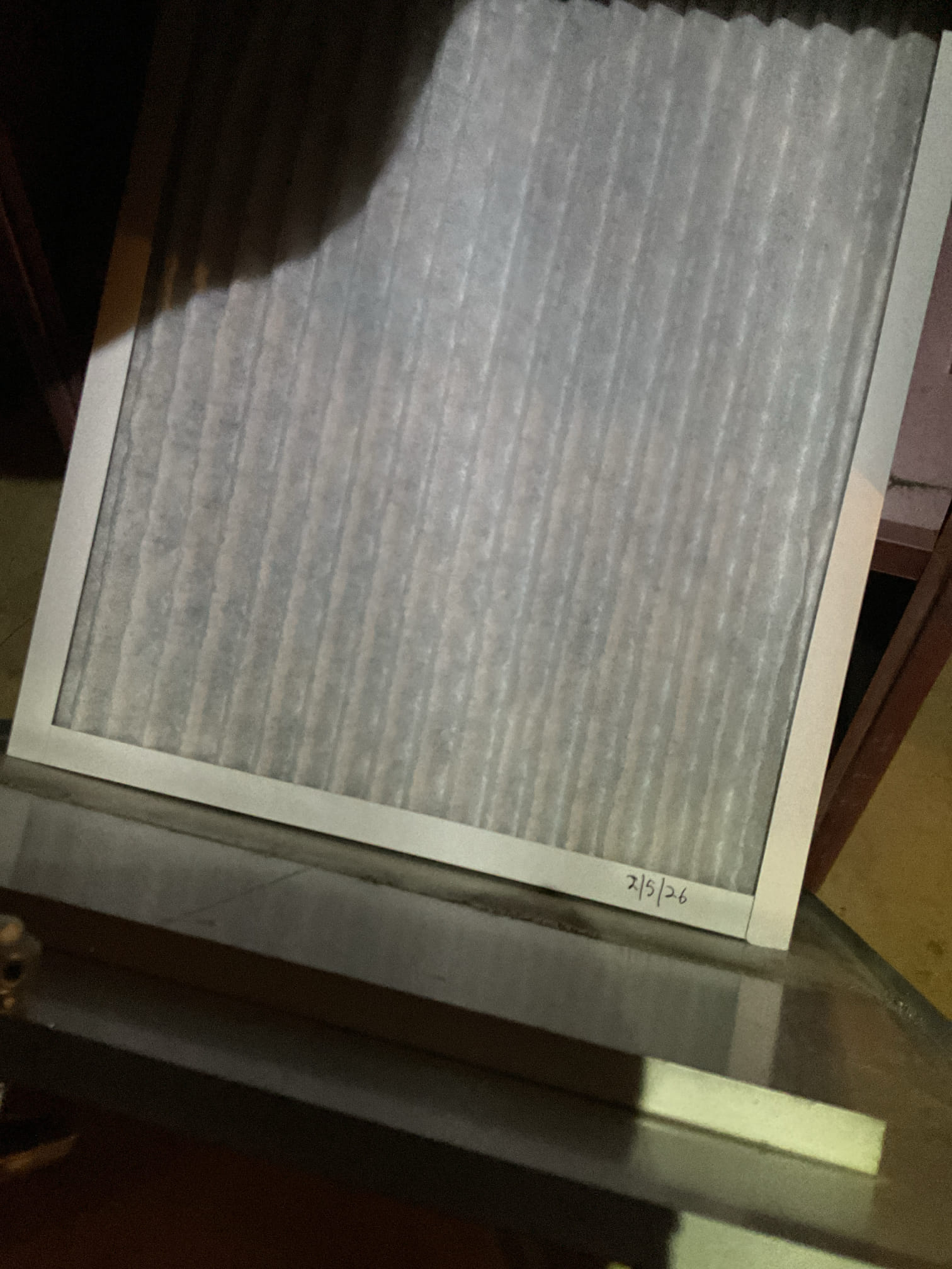 2/5/26 Dan 

I arrived to the customers home to service their 15 yr old thermo pride oil furnace system. 
I started with checking the air filter and replaced 20x25x1 . The customer supplies the air filter. I checked all my electrical connections and voltages. I checked and replaced my strainer and nozzle , and the oil filter. I inspected and set my electrodes for proper gapping for optimal performance.  I inspected the flue pipe  for corrosion and pitting. Inspected my heat exchanger and the chimney for clearance. I bled the oil burner and tested system for smoke and combustion. I took temp rise splits at the return and the supply.
Everything is running fine at this time of service. The system is currently operational but past normal life expectancy. Replacement of system is recommended in the near future. 
Collected for 289.00 paid by check. 