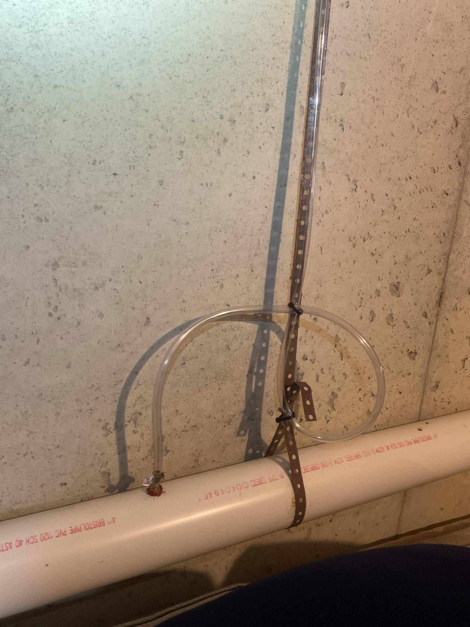 Found condensate pump struggling to discharge water. Very noisy.
Vinyl discharge tubing in very bad shape.
Drain was terminated outside and partially frozen.
Offered to move drain termination with new vinyl tubing to avoid freezing and install new pump.
Tenant texted landlord who approved invoice.

Humidifier has been leaking. Tenant replaced water panel and cleaned housing today. Needs new drain sped. He ordered one to replace on his own. I siliconed drain spud today until he can put new spud in. 
Humidifier did not leak while I was here today.

Noticed that the humidifier feed valve (saddle valve) cannot be adjusted for flow and the water pressure to the feed tray is high. Provided email estimate to replace the feed valve with a 1/4 turn ball valve style feed valve. 
Also provided email estimate for the humidifier maintenance kit which includes new feed tray and housing as well as feed tube, screen and orifice.
Sometimes the cause of leaking humidifier is a compromised orifice in fee