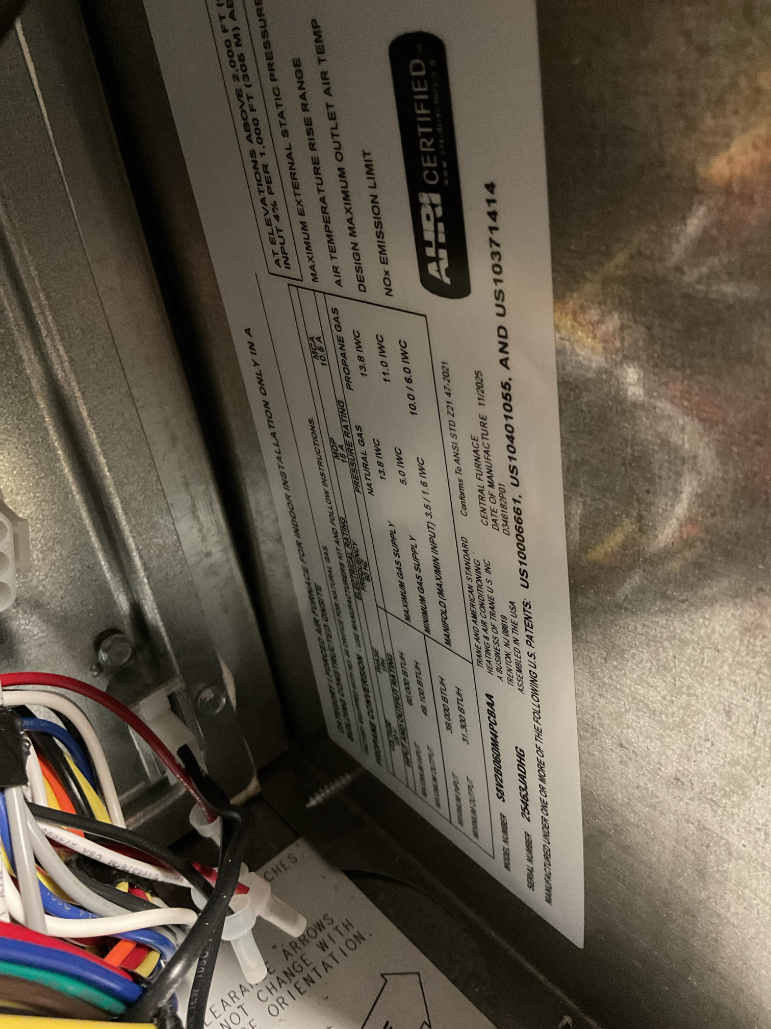 I arrived to the customers home to perform a Q.A. Inspection on there new 2 stage Trane 80% gas furnace system.  I started checking the overall neatness and performance of the newly installed system. I checked over all system accessories. I checked all my electrical connections and voltages. I inspected and tested the  burners , flame sensor and the igniter. I inspected the exhaust pipe ,  I inspected the inducer and the blower motor operation. I checked for static and gas pressures. I checked and tested for combustion and temp splits. Everything is in good working order 
