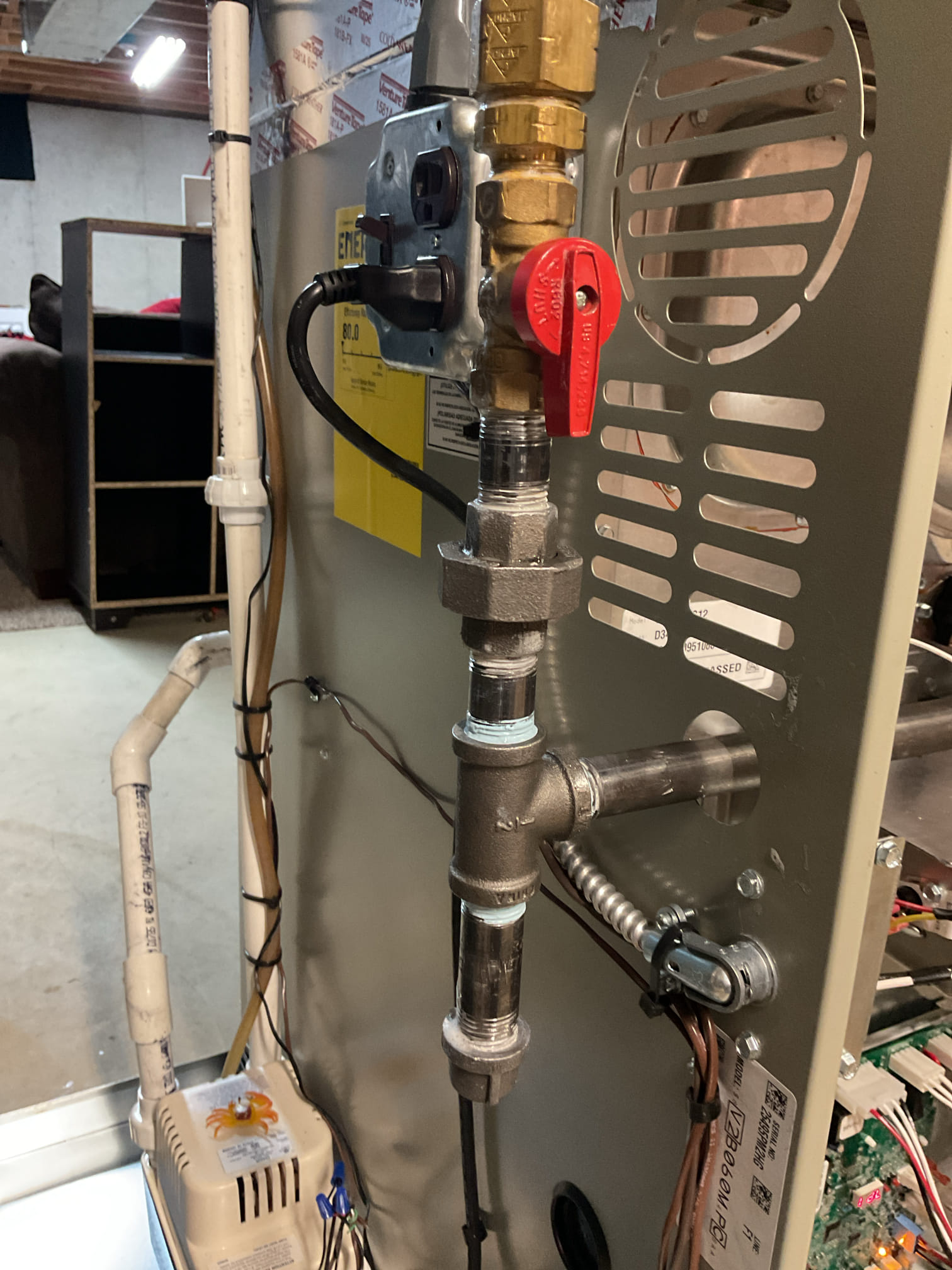 arrived to the customers home to perform a Q.A. Inspection on there new 2 stage Trane 80% gas furnace system.  I started checking the overall neatness and performance of the newly installed system. I checked over all system accessories. I checked all my electrical connections and voltages. I inspected and tested the  burners , flame sensor and the igniter. I inspected the exhaust pipe ,  I inspected the inducer and the blower motor operation. I checked for static and gas pressures. I checked and tested for combustion and temp splits. Everything is in good working order 