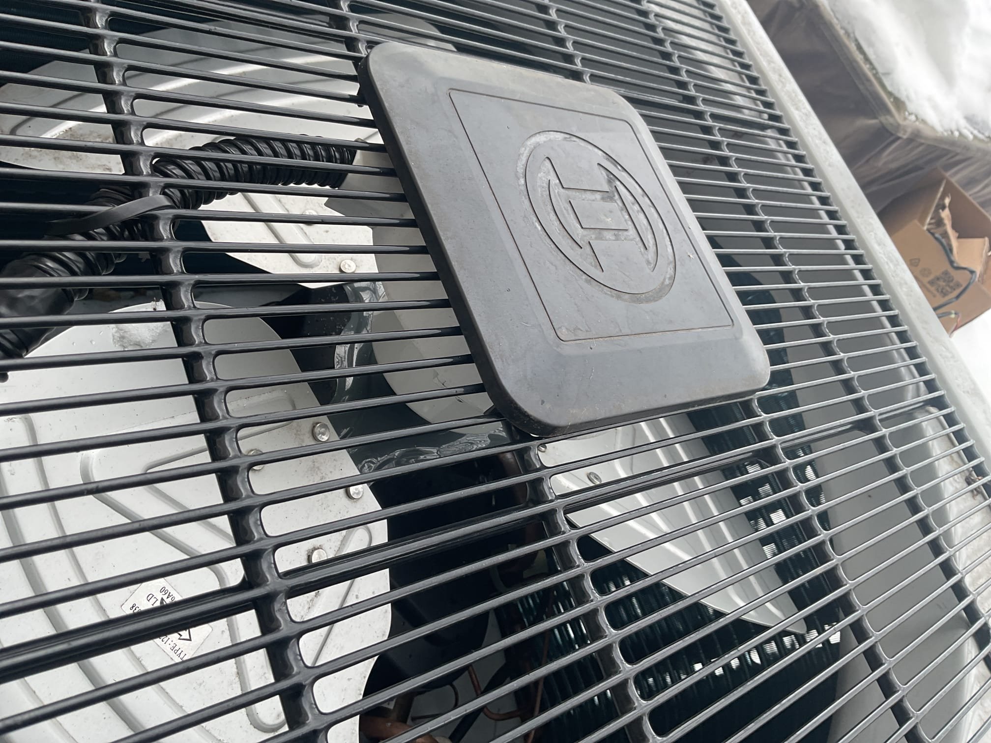 Installed new condenser fan motor under warranty. Also performed precision heat tune up on 2025 Bosch heat pump system. Homeowner just replaced filter. Checked all electrical connections and components. Checked temperature rise. Checked operation of emergency heat. Checked refrigerant pressures and temperatures by digital control board. Heat pump is working properly at time of service. 