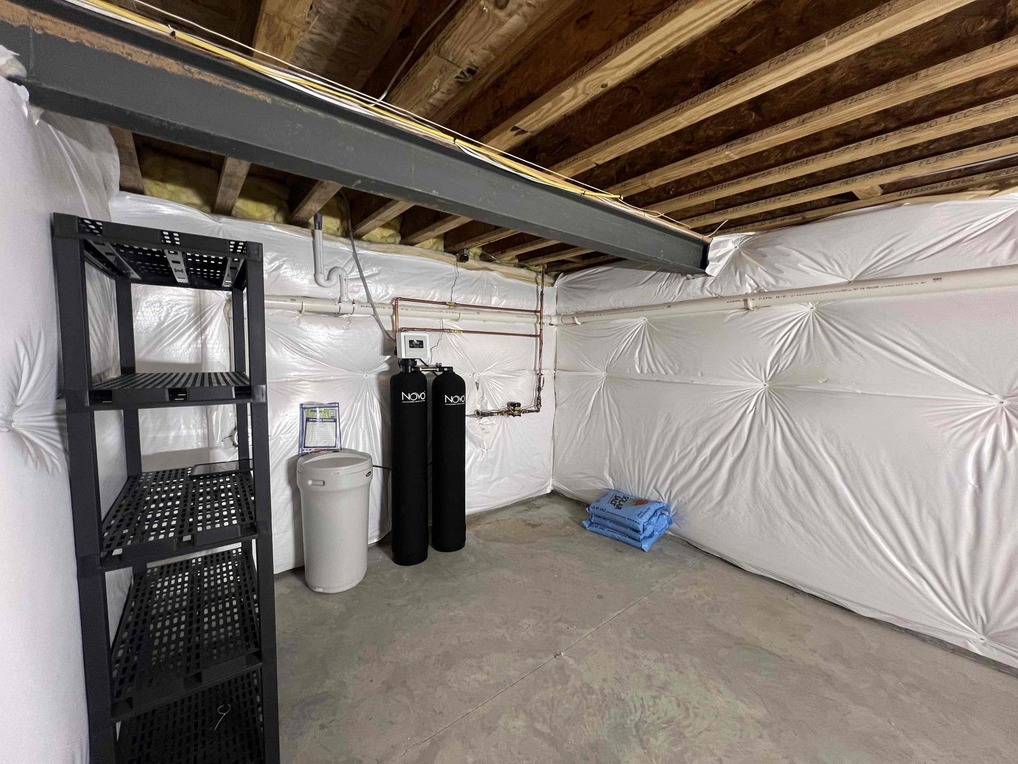 Installed new whole house NOVO whole house water filtration system and also a Reverse Osmosis System that’s connected to the kitchen fridge tap. Leak checked all fittings that were touched/replaced, tested water softening system and also RO system