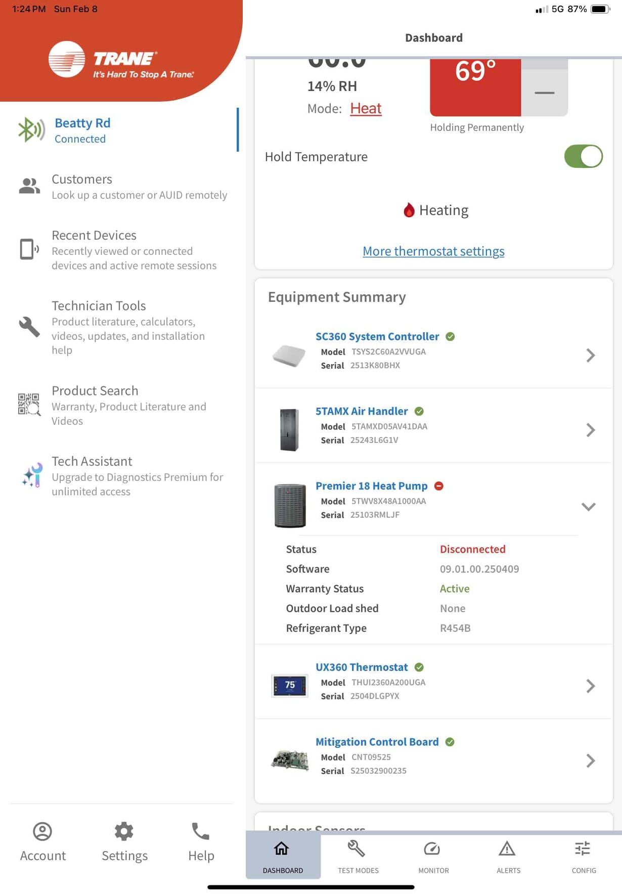 Luis. 2-8-26 customer called in for issue with heat pump. Found unit with error code 94 outdoor heat pump no communicating. I check low voltage and between indoor and outdoor, ok I isolated units and both were getting correct bolted. I reset unit and united was reading correctly, test operation ok. I did t find any issue with unit. 