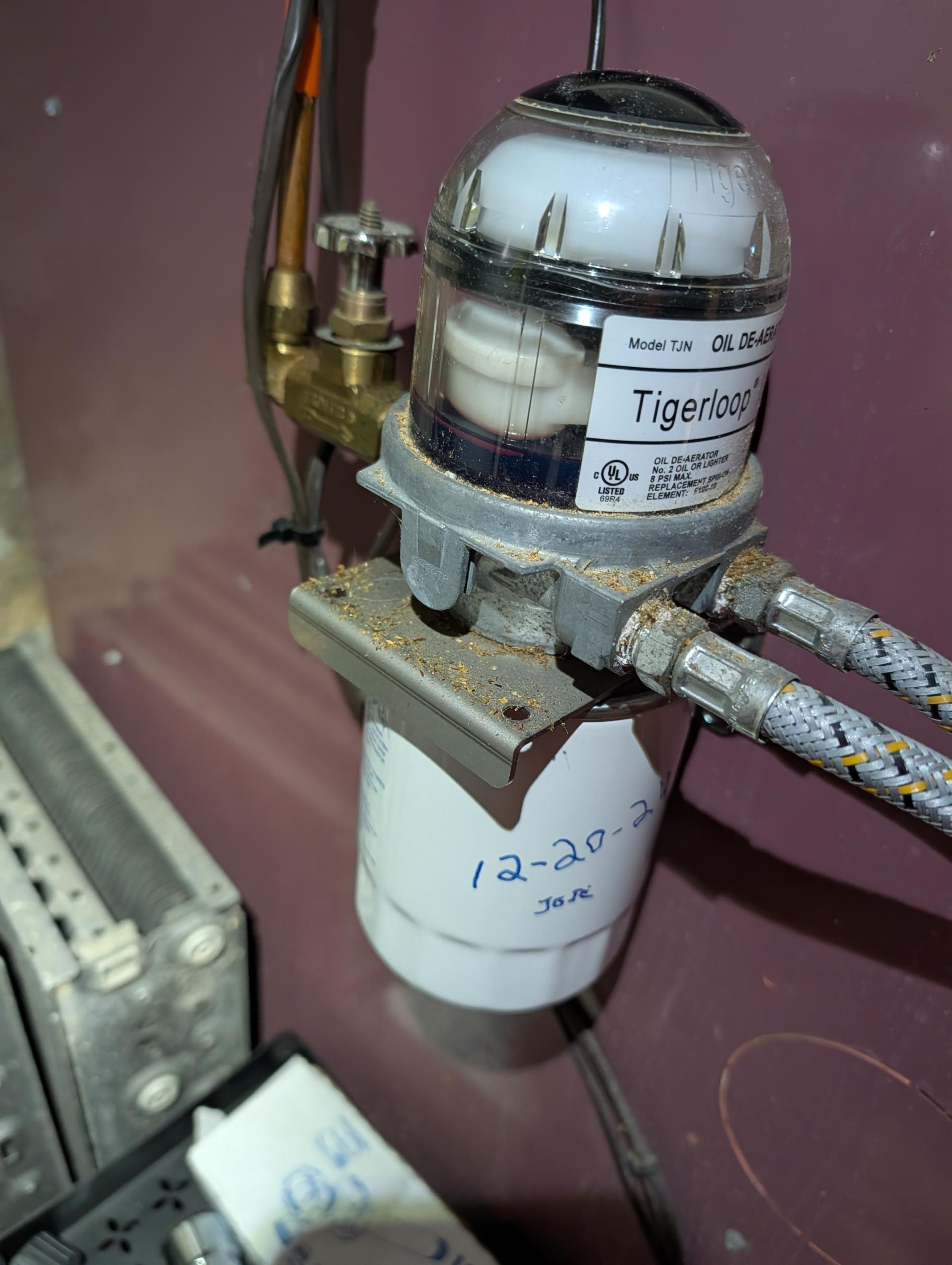 No heat: Heat pump/oil furnace hybrid. 8 years old. 
16x25x1 washable filter ok
Found Ecobee thermostat calling for heat but found 0 volts between common and “W” at control. I mentioned to them that we have experienced Ecobee lite thermostats doing this on a fairly routine basis. (Contacts not closing resulting in no heat situations). 
Thermostat contacts for heat are not closing.
Thermostat has failed. Ran oil furnace by wire nutting  W and R at wall.
Furnace ran without issue for 15 minutes.

Offered Honeywell S1200 Elite pro thermostat and plan membership. Homeowners agreed to Honeywell 1200 elite pro thermostat and plan.

Installed and configured thermostat for heat pump with oil auxiliary heat.
Aux heat lockout is 40° Balance point is 35° with a 30 minute timer and 2°F differential. Meaning the heat pump will heat the house unless it is below 35° outdoor temperature. The thermostat will use oil heat only at 40° outdoor temperature or below. Between 35° and 40° the thermostat will 