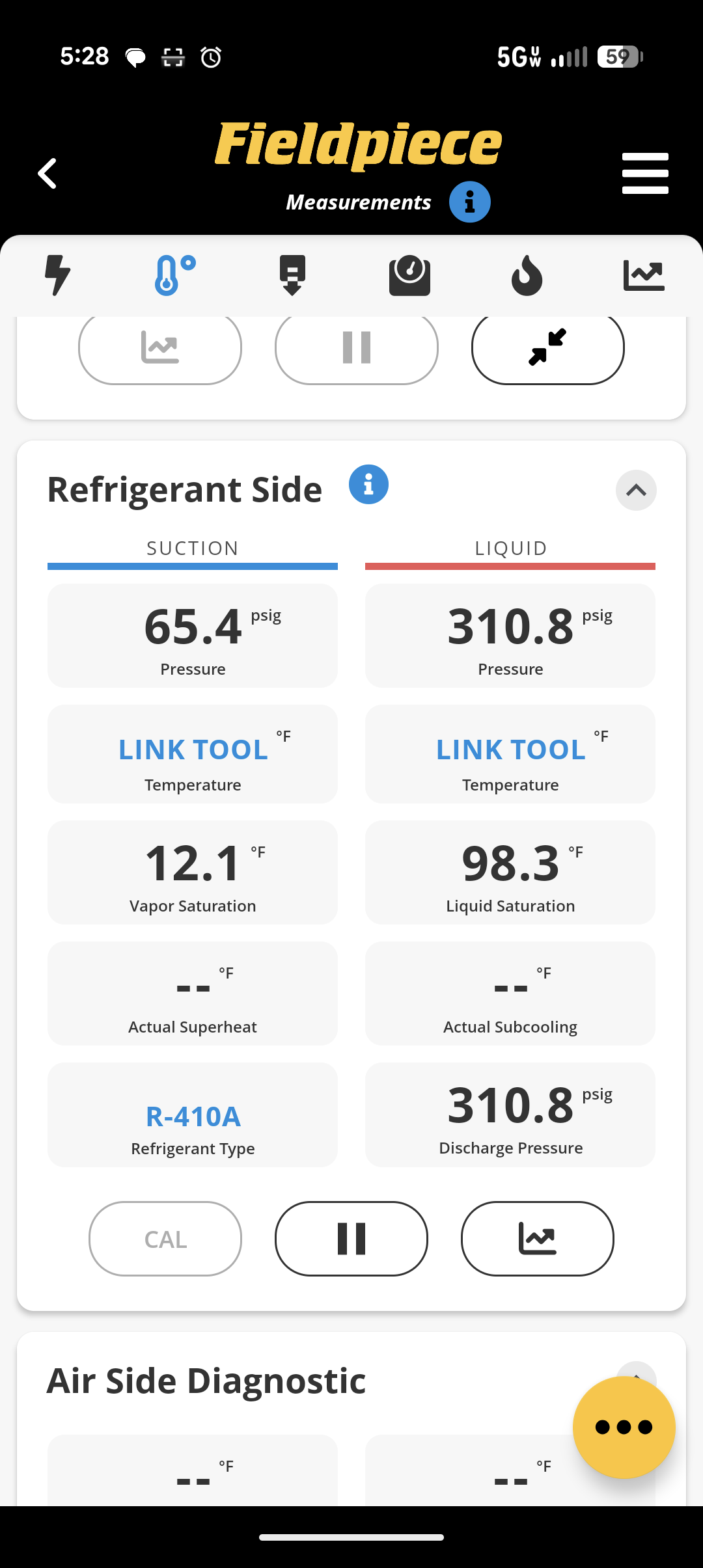 We have worked on this Bosch heat pump for previous homeowner.  It was overly overcharged by another contractor.
I recovered refrigerant, installed new filter drier and charged system factor charge plus what is needed for Lineset.

Yesterday the current homeowners called in to us for no heat.
They had another contractor tell them the electric heat kit had failed.
I found the new heat kit had zero volts at 24V control because of a loose low volt wire. Now 5KW electric heat kit working. Wire feeding heat kit is 6 gauge and the nameplate on heat kit indicated that up to 10KW can be installed. I also landed a wire to the W1 contact of the spacepak control (previously it was wired to heat kit itself only) so it accordingly increases blower speed when there is demand for auxiliary heat. 

I then went to the outdoor unit.
Control was locked out on H5 error code. (5 low pressure incidents in 100 minute period.
Reset power to the outdoor unit and put gauges on system.
Found that pressure transd