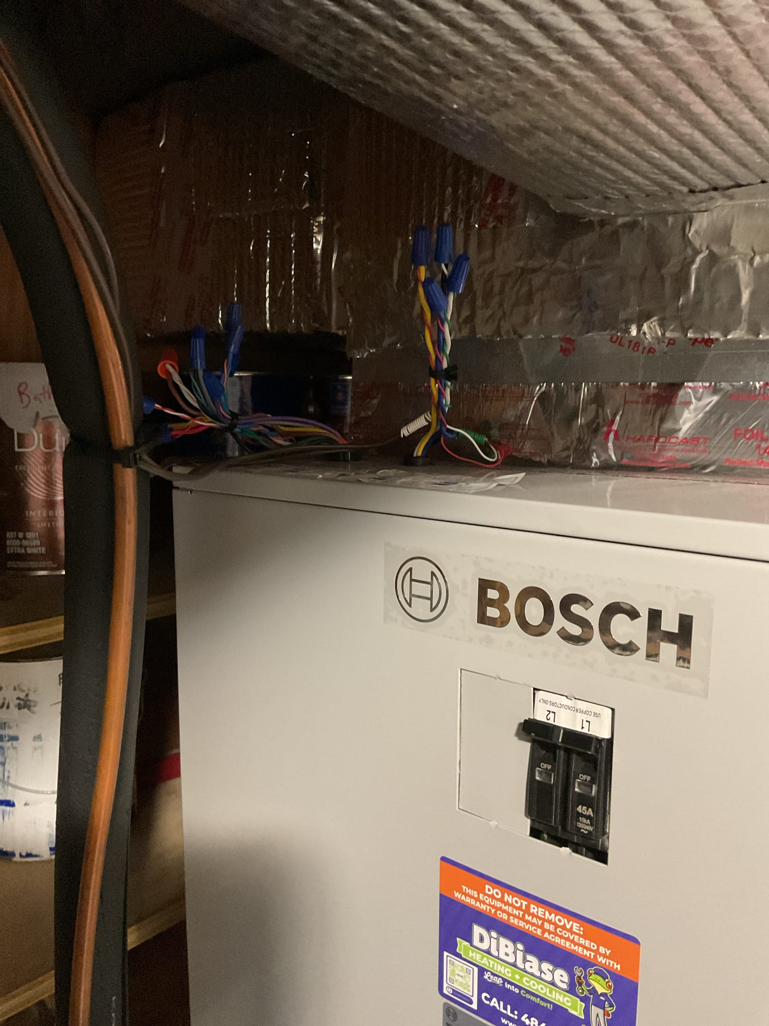 Arrived to the customers home for a Q.A INSPECTION on a Bosch heat pump system. I checked all my electrical connections and voltages . I made sure all wiring and connections were completed in a neatly manner. I checked the air filter and the  filter size is a 313 . I made sure the system had all the proper accessories tied into the equipment. I Inspected the indoor coil and tested electric heat package. I looked at the outdoor heat pump and checked my wiring and checked the level of the disconnect and the heat pump.  Inspected the outdoor components and unit pressures. Everything is in good working order. 
 
