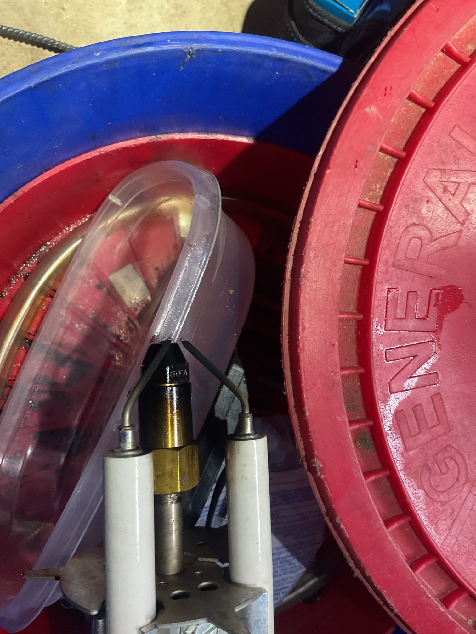 Completed heat tune up for American standard oil furnace.
Equipment is hybrid Bosch heat pump/low boy oil furnace. 
We installed heat pump in 2023; oil furnace dates to 1999. 

Replaced Aprilaire 413 air filter provided by homeowner 
Cleaned heat exchanger and inspected flue piping and chimney. The heat exchanger is intact no cracks.
Replaced oil filter, and .75 80A nozzle
Inspected electrode condition and alignment, transformer, cad cell eye, and air bands for debris. 
Measured temperature rise and static pressure 
Inspected wiring, controls, electric motors and components 
Bled oil line and tested system

Combustion, smoke and draft tests: Pass

Also tested basic operations of heat pump. Good

Oil furnace. operating well at this time. Although it passes safety tests the furnace is 27 years old which is considered beyond replacement age. Repairs will be expensive. Told them they may consider replacing furnace. 