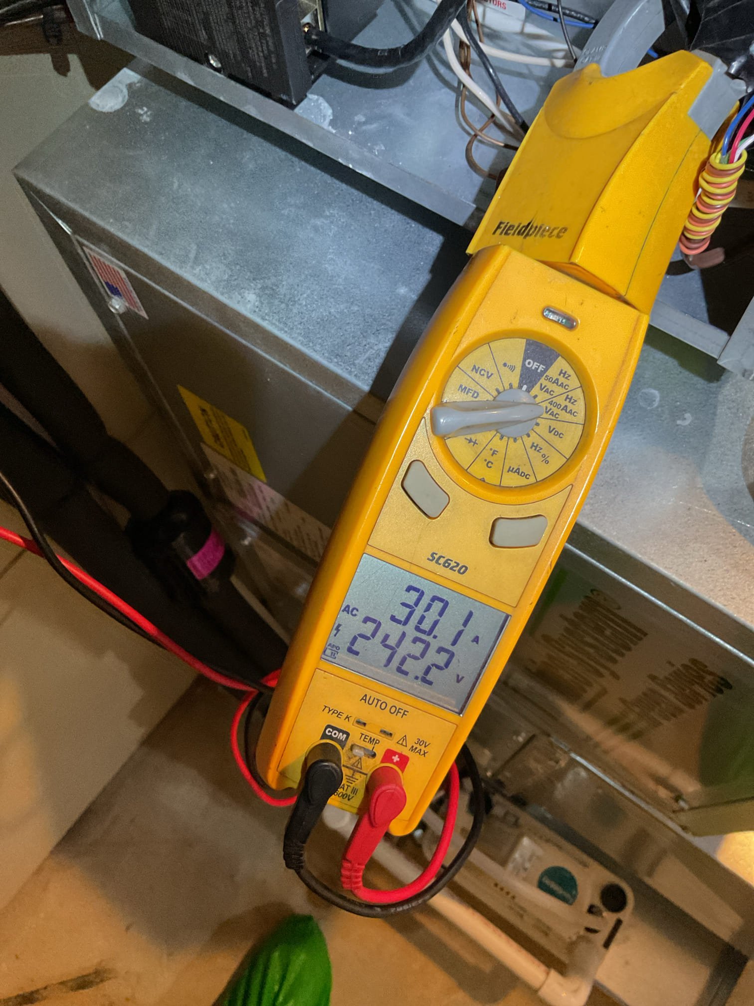 Luis 2-10-26 customer called in because she thinks auxiliary heat was not coming on for first floor system, second floor is ok. I manually tested back up heat ok no issues with back up heat. I check settings on thermostat all settings on thermostat are fine. Outdoor back up for electric is 35 F with two degrees temperature difference. I troubleshoot thermostat and I was able to bring electric heat and regular heat pump at the same time. Settings are correct, at the end of the call I noticed thermostat was  running back up heat. Outdoor temperature is 35 F and thermostat setting is 35 F. Thermostat might not be working properly at some times. Provided estimate to replace thermostat. Thermostats about three years old other company installed thermostat not sure if it’s warranty. Parts department to check warranty. 
