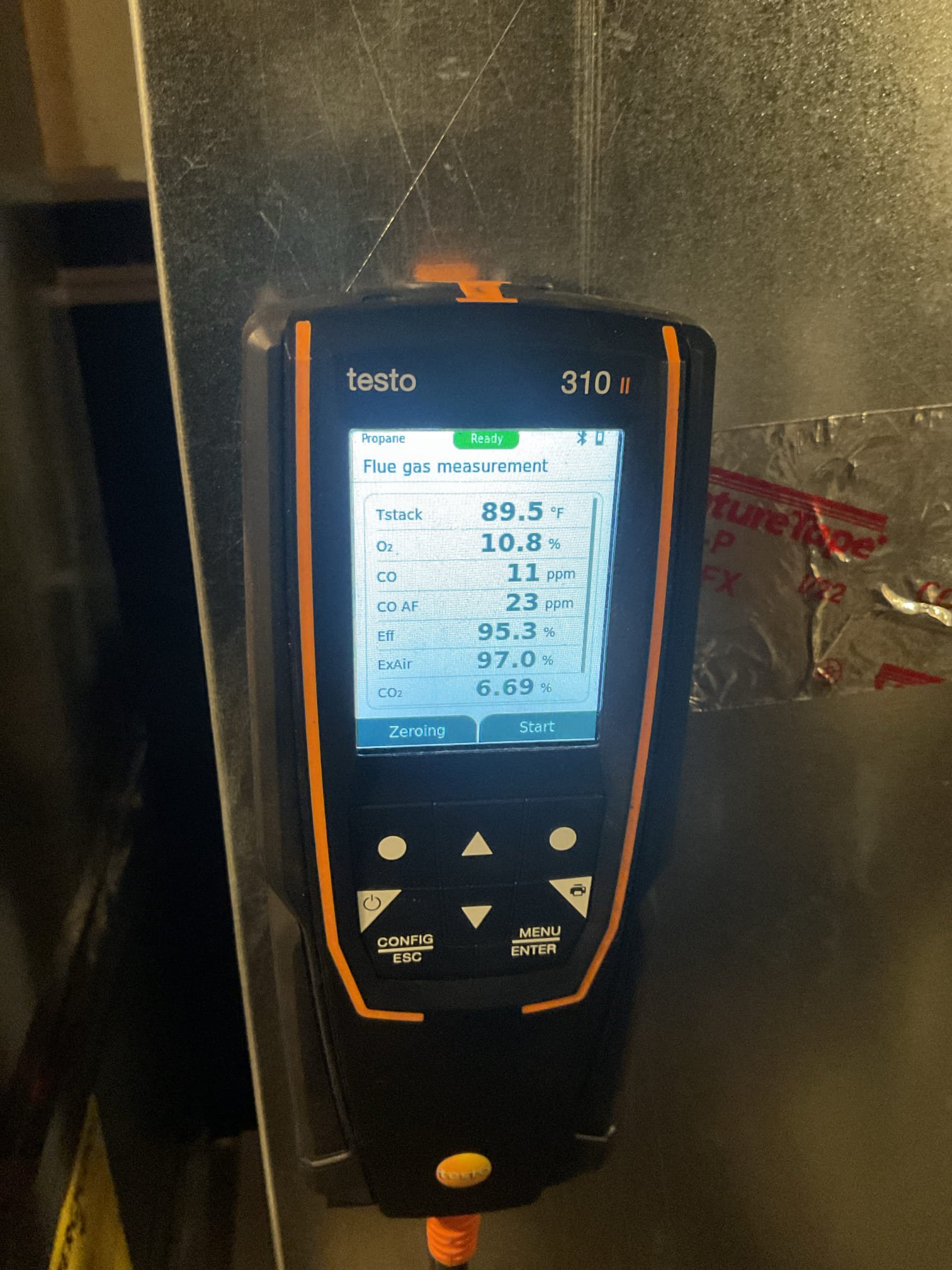 Intermittent no heat issue.
Error code EE0 failure to operate 
Found very corroded burners. These are aluminized steel burners subject to corrosion from propanel 
System is propane gas furnace installed by Dibiase 3/2/23

Cleaned burners with wire wheel and thin utility knife at crossover ports.
Stayed with system and checked for any other causes of EEO error code or any other errors. 
System operational as designed.
Combustion test pass

Amana now manufactures and offer stainless steel burners which will hold up to the corrosion propane can cause. These were not available to us at the time we installed the furnace.
My professional recommendation is to upgrade burners to stainless steel.

Provided email estimates.
1. Upgrade Burners to stainless steel AND Plan Membership
2. Upgrade burners to stainless steel. 

System operating well at this time, 

