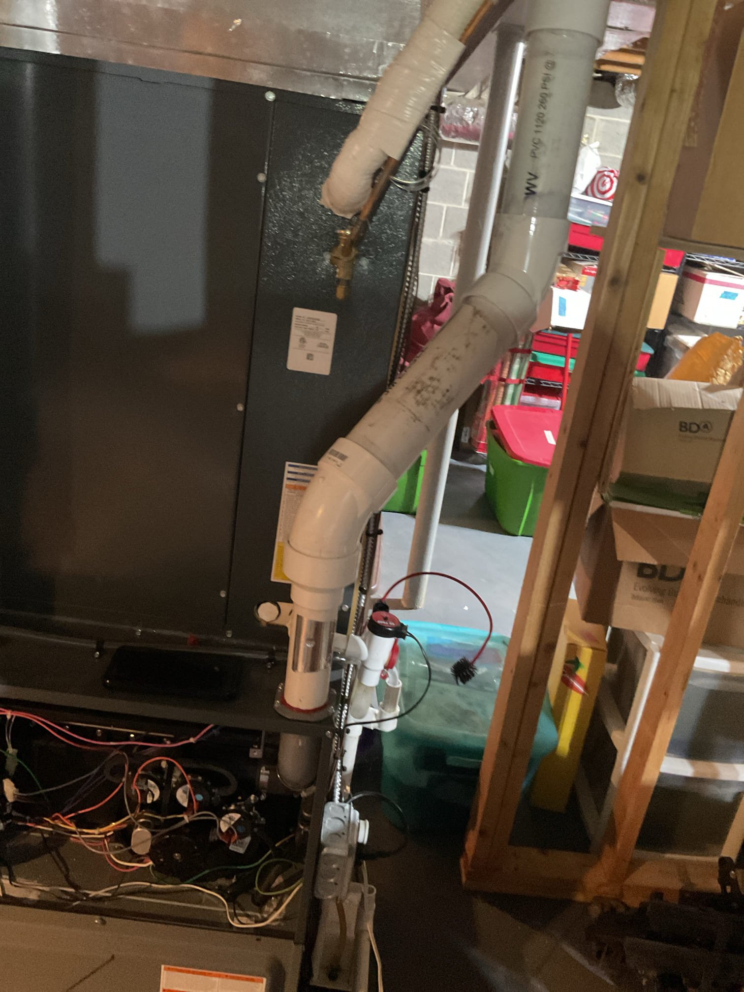 Luis 2-16-26 performed gas heat tune up on Amana 96% heater, from 2020. Check all electrical connections and components. Test heater operation, last time heater was check was in 2020 after installation. Customer takes care of 413 filter. Humidifier was never serviced, (bad shape) I offered to service humidifier and customer approved humidifier service. Clean humidifier parts and replace pad test operation ok. Clean sensor and burners. I also clean pump and test pump operation ok. I noticed inducer has some water inside wheel. Removed condensation from inducer. I would recommend adding drain kit on exhaust pipe to prevent any water from going into inducer. I provided estimate. Check airflow and static pressure. Gas pressure and performed combustion test ok cycle heater ok. Heater is working properly at the time of service. Customer sign up for service plan. This is first time visit.