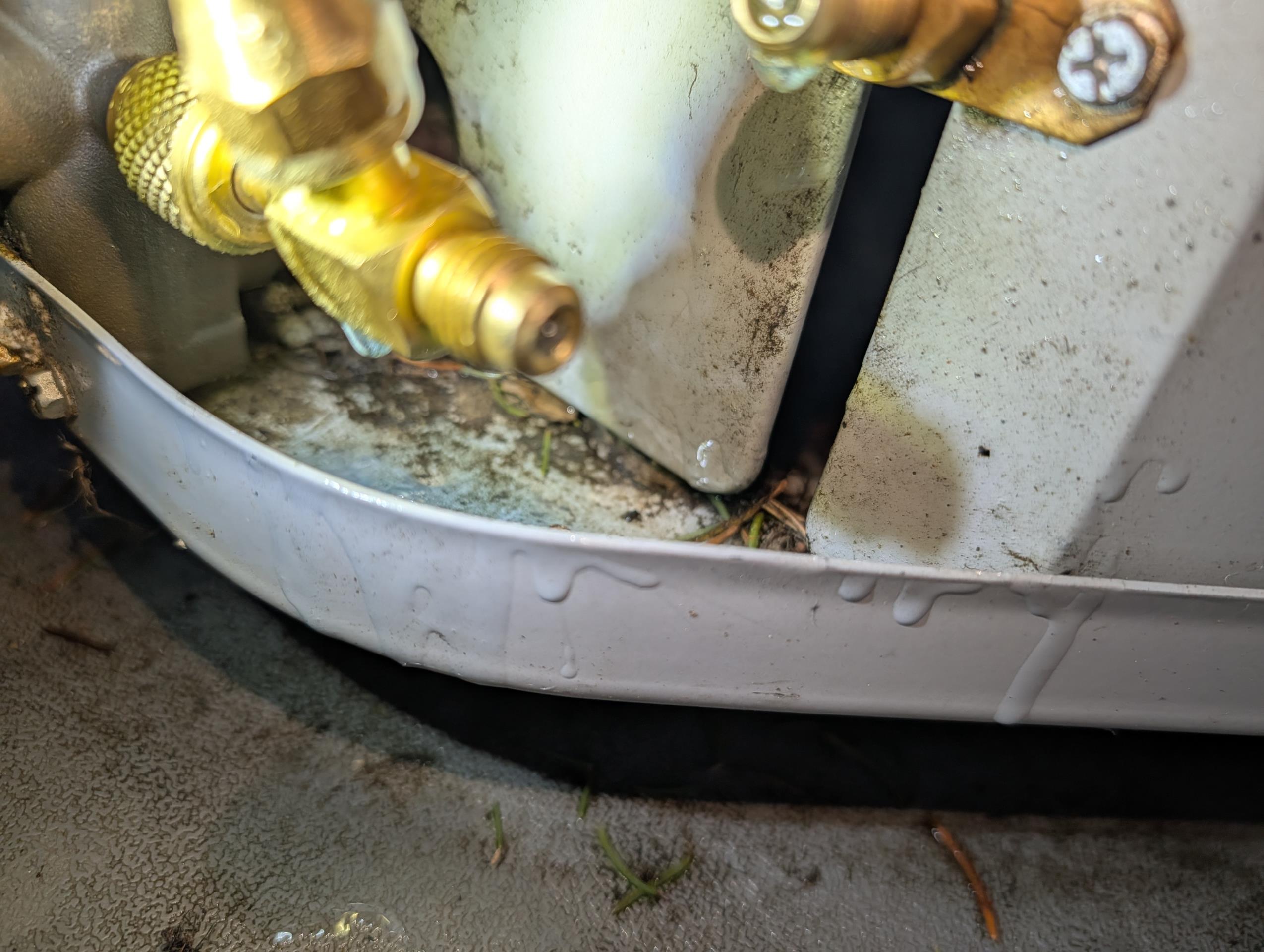 • replace heat pump transducer under part warranty
• test for proper operation of equipment after repair.

2/16/26
Barry installed new pressure transducer using a 1/4” swivel tee and flaring the transducer connection. Used nylon and a seal-tight gasket for flare connection.
Afterwards tested for any refrigerant leaks. No leaks.

Tested system and checked that new transducer is providing the correct input to the control as regards liquid pressure. Matches within 1 psi Good

They said the system has been performing better since we were last here and made adjustments.

Left estimate to properly stall and fix the 1/2” electrical whip that feeds Bosch inverter outdoor. Whip is too long and needs a 3/4x1/2” reducing washer.
Also left estimate for surge protector for outdoor unit.

Also offered plan membership. They agreed. 

Collected payment for invoice today, 

System operating well at this time. 


