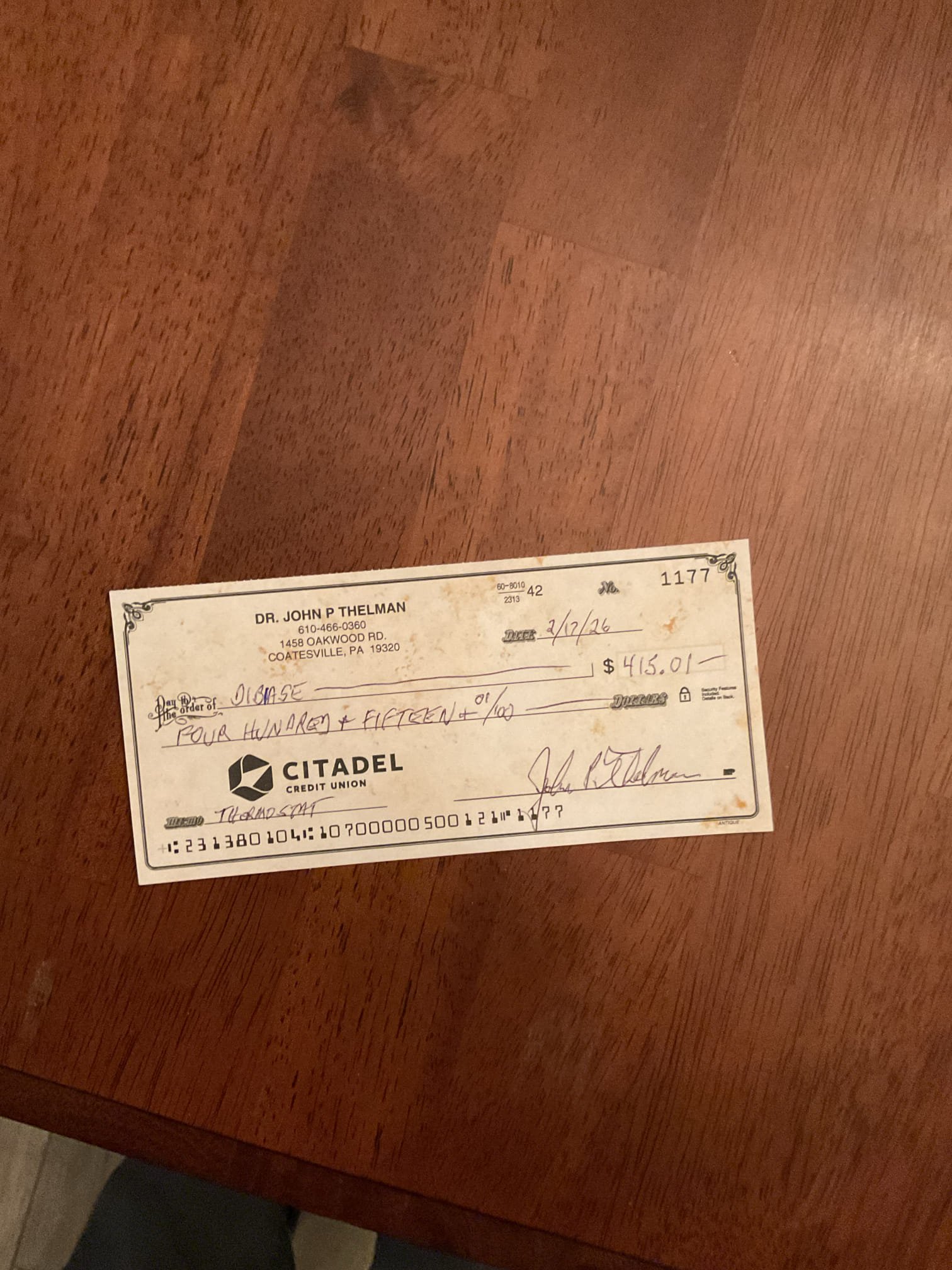 Luis 2-16-26 customer called in for no heat, second floor Trane heat pump from 2020. Customer move thermostat to another location and still heat pump does not come on. After troubleshooting found thermostat not bringing heat pump. I jumped wiring at thermostat base unit came on. I provided estimate to replace thermostat. Customer approved replacement of thermostat, set up programming to heat pump with 2 degree drop and 30 minutes back up heat stage timer. Test operation ok. Supply air 95 return air 72