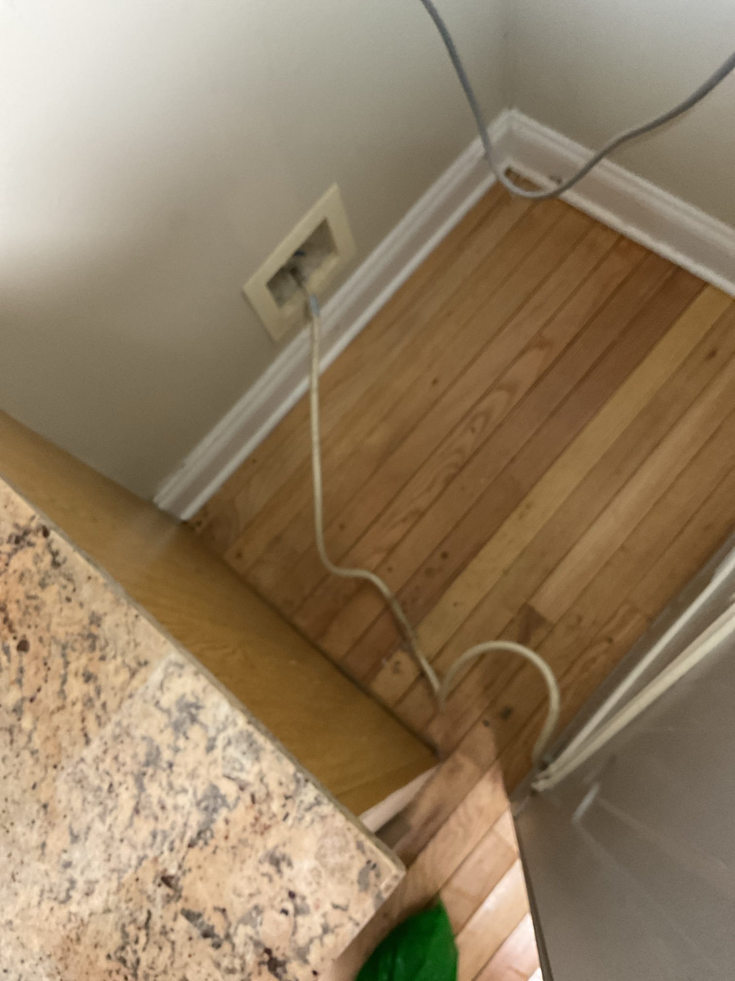 Customer called in for water leak coming from first floor. Customer thinks is coming from supply duct. Customer showed me where the leaks was I check the area I found dishwasher leaking, customer will need to contact appliance technician to repair or replacement. 