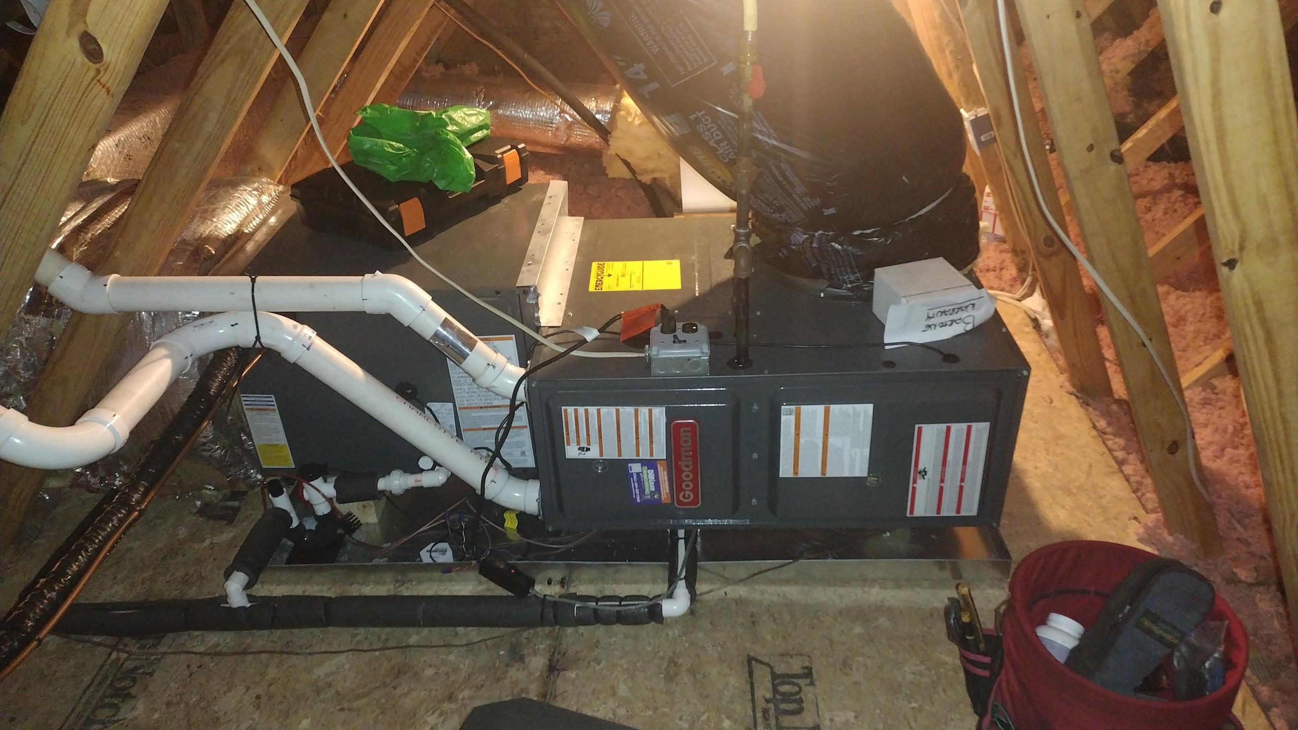 Luis 2-17-26 return visit to replace second floor gas valve. I check manifold gas pressure and incoming, I was able to adjust gas pressure to 1.8 wc and 3.5 wc.  I performed combustion test ok I adjust second stage delay to 10 minutes. Gas valve was not replaced at this time. 