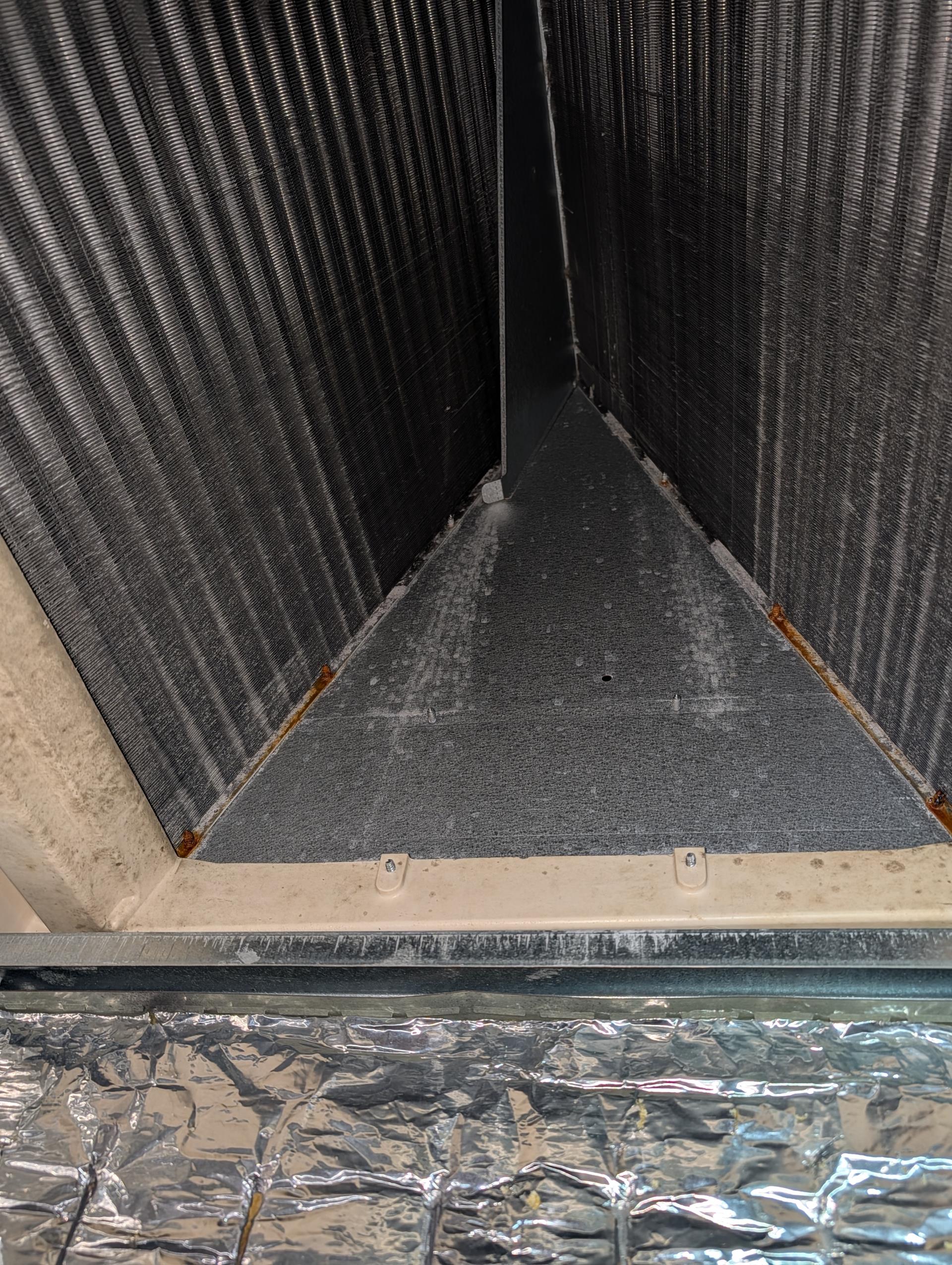 Replace Heat Exchanger under Warranty for Furnace
*  Disconnect and remove all components to access heat exchanger
*  Remove old heat exchanger and send back to manufacturer for credit.
*  Install new OEM heat exchanger provided by manuufacturer.
*  Re-install all components such as inducers, gas manifolds, burners, etc.
*  Start up and test operation and perform gas pressure test and combustion testing.

2/17/26
Completed work as above.
Removed failed heat exchanger, includes disassembling furnace components as necessary.
Installed new heat exchanger with new inducer gasket.
Reinstalled funace components. 
Bubble Leak search on action of gas piping during todays work pass; no leaks.
Tested operations.
Combustion and draft tests pass.
Temperature rise 70-117= 47  Good 
System operating well at this time.

Collected check for payment. 
