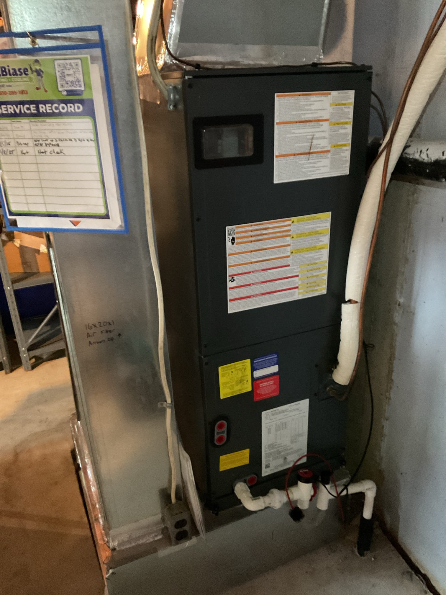 I arrived for no heat on a heat pump system. Thermostat was calling for heat. It was 51 in the house. Nothing was running downstairs or outside. I found my heater contactor has failed. The system is six years old. The contactor is covered under the manufacturer warranty, but did quote out for labor warranty to the customer. She saved roughly over $300.00 . The customer approved the repair. Remove the failed heater contactor, and replaced with the new OEM contactor tested each portion of the system for operation. Everything is back up or running at this time of service.