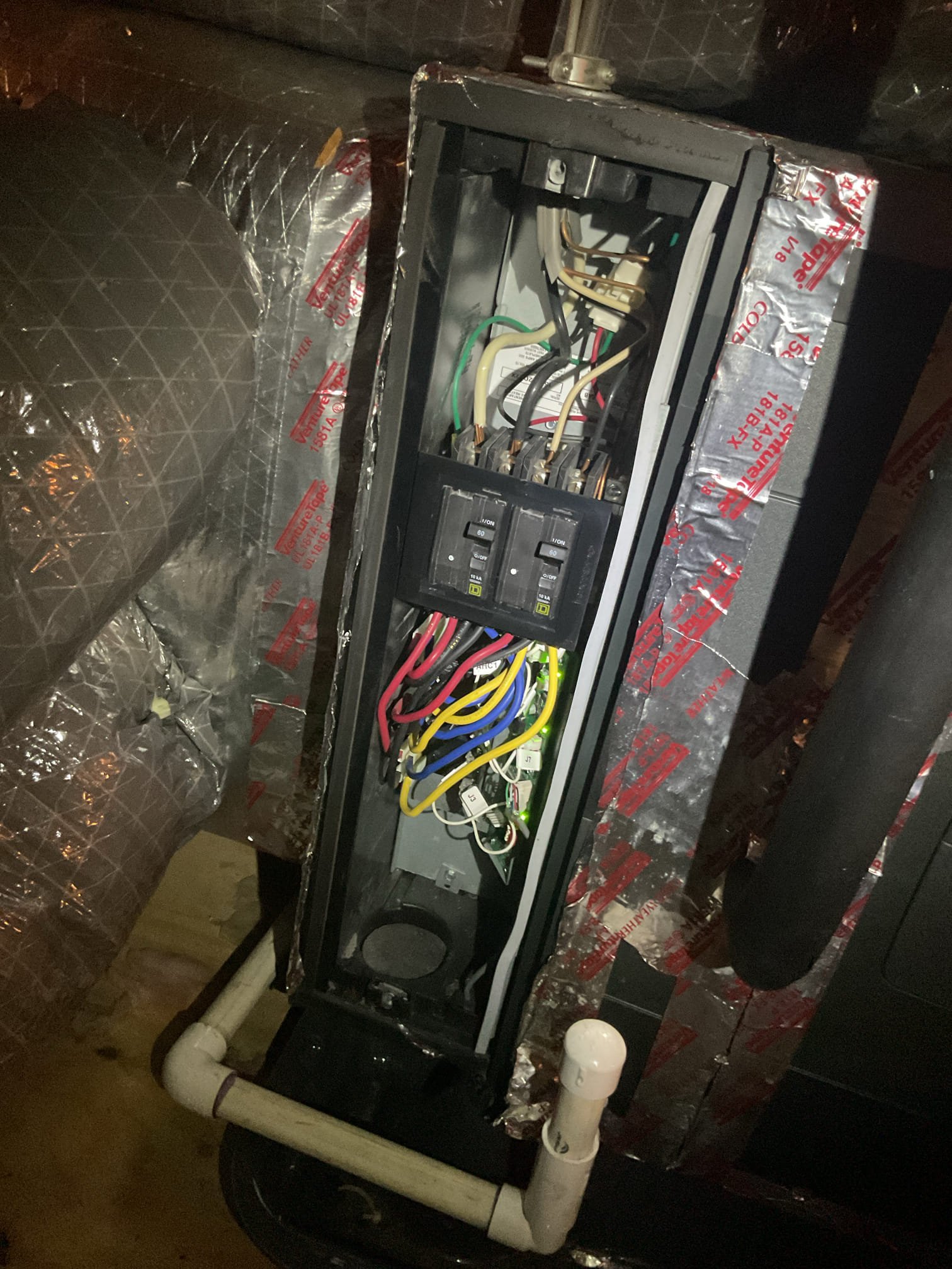 Luis 2-19-26 performed heat pump tune up on 2015 inverter trane system attic air handler test 15 kw back up heat ok. Check airflow, indoor coils and blower. Attic system has no surge protection and has old style water sensor. I provided estimate to add these components. I check outdoor heat pump operation check refrigerant levels and pressures, check voltage and amps draw, inspect inverter board, board is showing major wear, and some electrical overheating over the years. System is from 2015. Outdoor heat pump has no surge protection, I provided estimate for recommendations. 