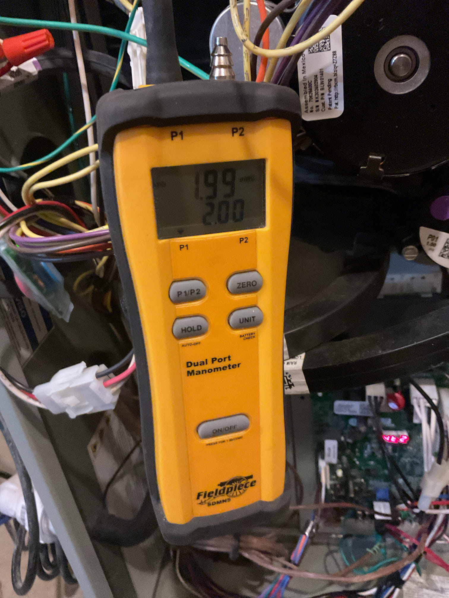 2nd floor system 
I completed a check up on an 6 yr old 95% gas furnace system. 
I started with checking the air filter and replaced , the filter size is 16x25x1. I checked all my electrical connections and voltages. I inspected and tested the  burners , flame sensor and the igniter. I water tested all tubing and hoses. I inspected the exhaust and fresh air pipe for restrictions and bellies. I inspected the inducer and the blower motor operation. I checked and tested for combustion and took temp rise splits at the return and the supply. Everything is running fine at this time of service. 





1st floor system 
I completed a check up on a 20+ yr old 80% Lennox gas furnace system. 
I started with checking the air filter and replaced, filter size is 16x25x1 . I checked all my electrical connections and voltages. I inspected and tested the  burners , flame sensor and the igniter. I inspected the exhaust for restrictions and rust and holes. I inspected the inducer and the blower motor oper