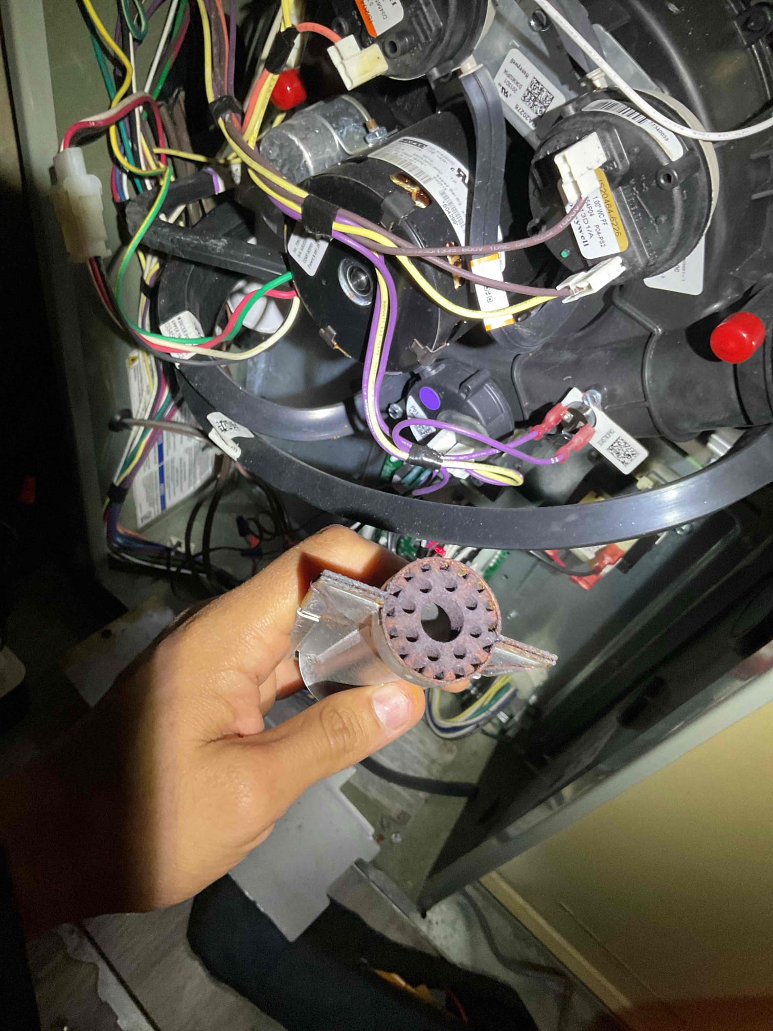 Luis 2-23-26 tenant called in for no heat, tenant stated heater would blow cold air, check system operation upon arrival, noticed ignition error code. I reset unit inspect ignition, burner would not ignite due to corrosion, i inspected burners and noticed end-cone has some rust. I contacted land lord and explained what the situation is, I provided solutions to get unit running again. Provided estimate to clean burner. Replacement of warranty burner or upgrade to stainless steel. Landlord decided to replace burners with stainless steel burners. I collected 50% for repairs, we will contact tenant so we can come back with burners. 