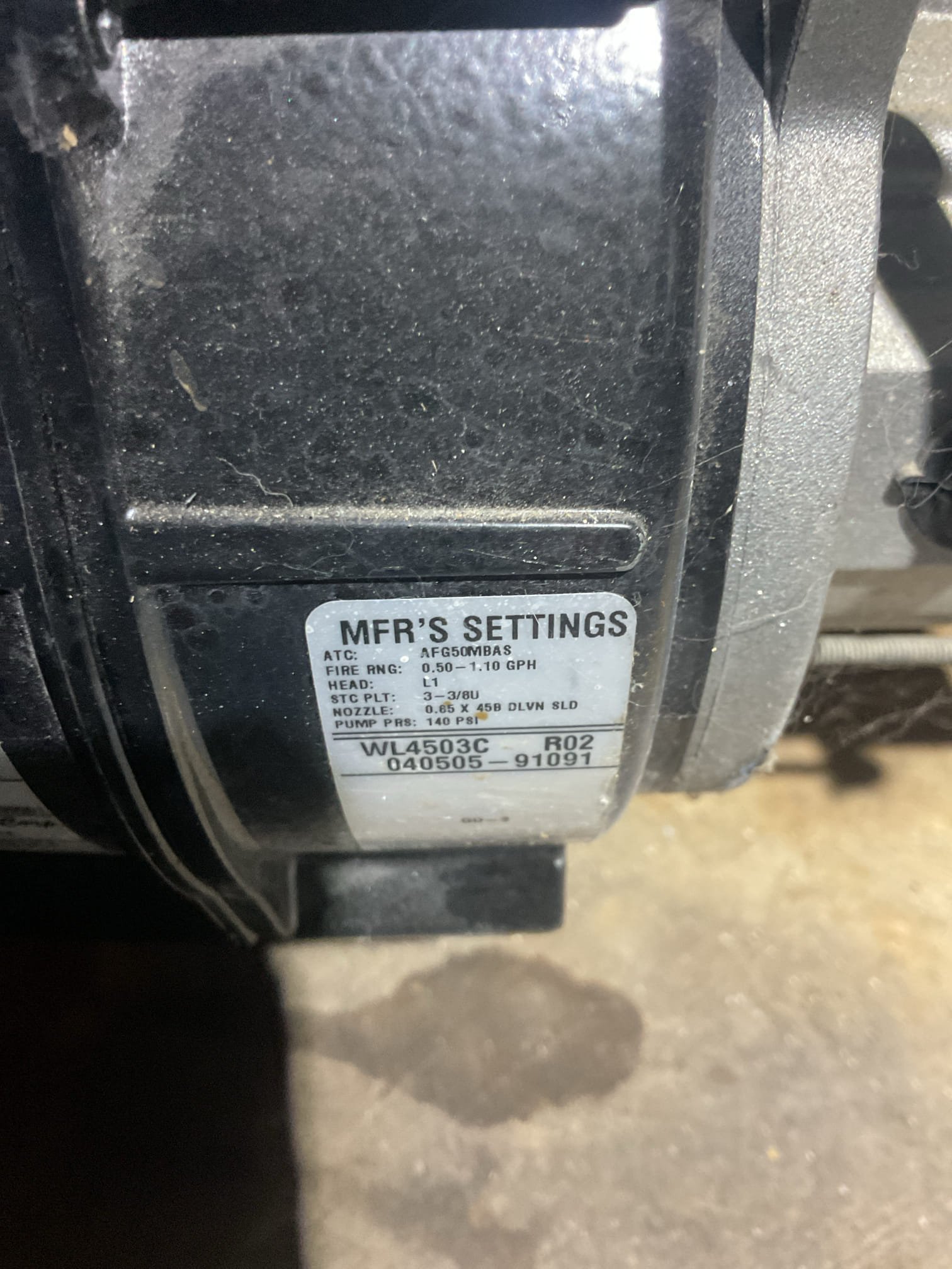 Completed heat tune up for Weil McClain Gold oil boiler 

There was oil when I wiped bottom of oil filter canister. I brought rhis to homeowners attention and offered to replace the oil filter canister. He agreed, 
Cleaned heat exchanger and inspected flue piping and chimney. Heat exchanger has a cleaning brush stuck in flue passageway This isn’t a major concern but brought it to homeowners attention. This happened with previous company/technician. 
Replaced oil filter, strainer with gasket and nozzle. All in very bad condition.
Inspected electrode condition and alignment, transformer, cad cell eye, and air bands for debris. Electrodes may need to be replaced in upcoming maintenance visits. Provide email estimate to replace when needed,
Inspected wiring, controls, electric motors and components. 
Provided estimate for water leak sensor to be installed around boiler.
Bled oil line and tested system. Took some time to bleed oil line. Tank is 3/4 full. 

As a reminder there is no control 