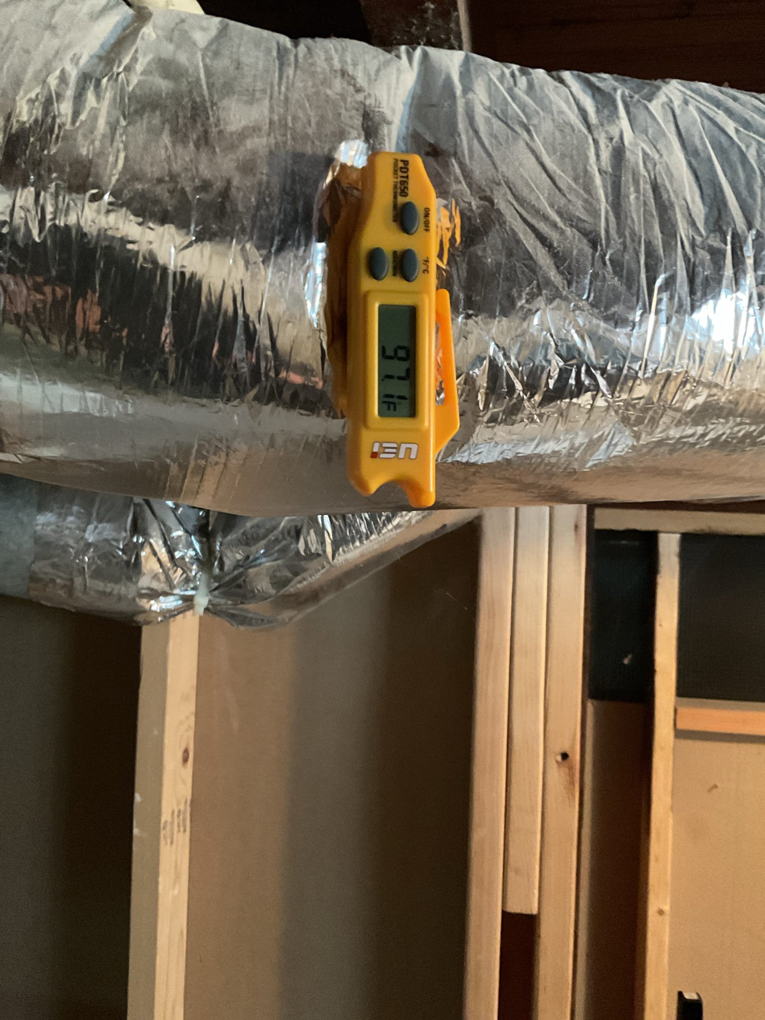 I arrived for a comfort issue with the oil, furnace and heat pump. Customers can’t get temperature over 65°, they have it set for 67°. I found the air filter was very dirty very fine dust. I recommended to the customer to change out the filter more regularly and to move to a merv 8 or 10 filter. They are using  now is too restrictive. Collected fot my diagnostic system is running fine now making temp at 67°. 