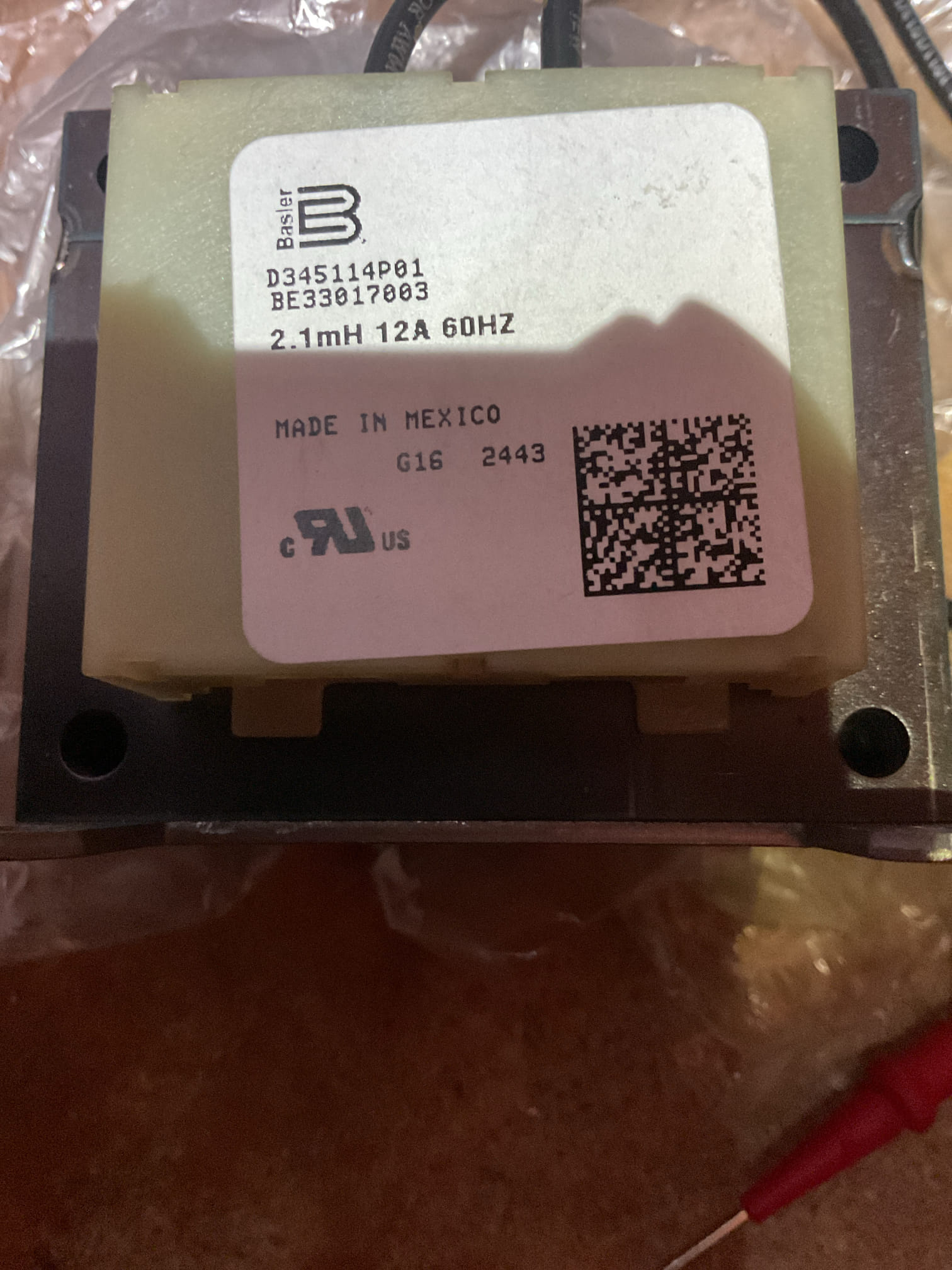  Arrived to Dave’s house to remove the noisy line choke for the gas furnace. This is covered under warranty parts and labor.  I turned  the furnace off, and removed the existing line choke and replaced with new OEM warranty part. Turn the system on and tested first and second stages of heat no noise from the line choke in  second stage heat . Warranty no charge for today.