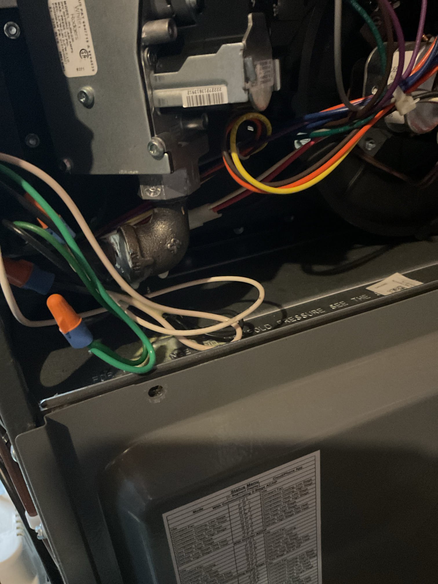 Previous tech was out for tune up and noticed several gas leaks on gas piping to furnace.  Replaced leaking gastite connection to shut off valve.  Also repaired leaking elbow at gas valve.  Leak tested.  System operating properly at this time.