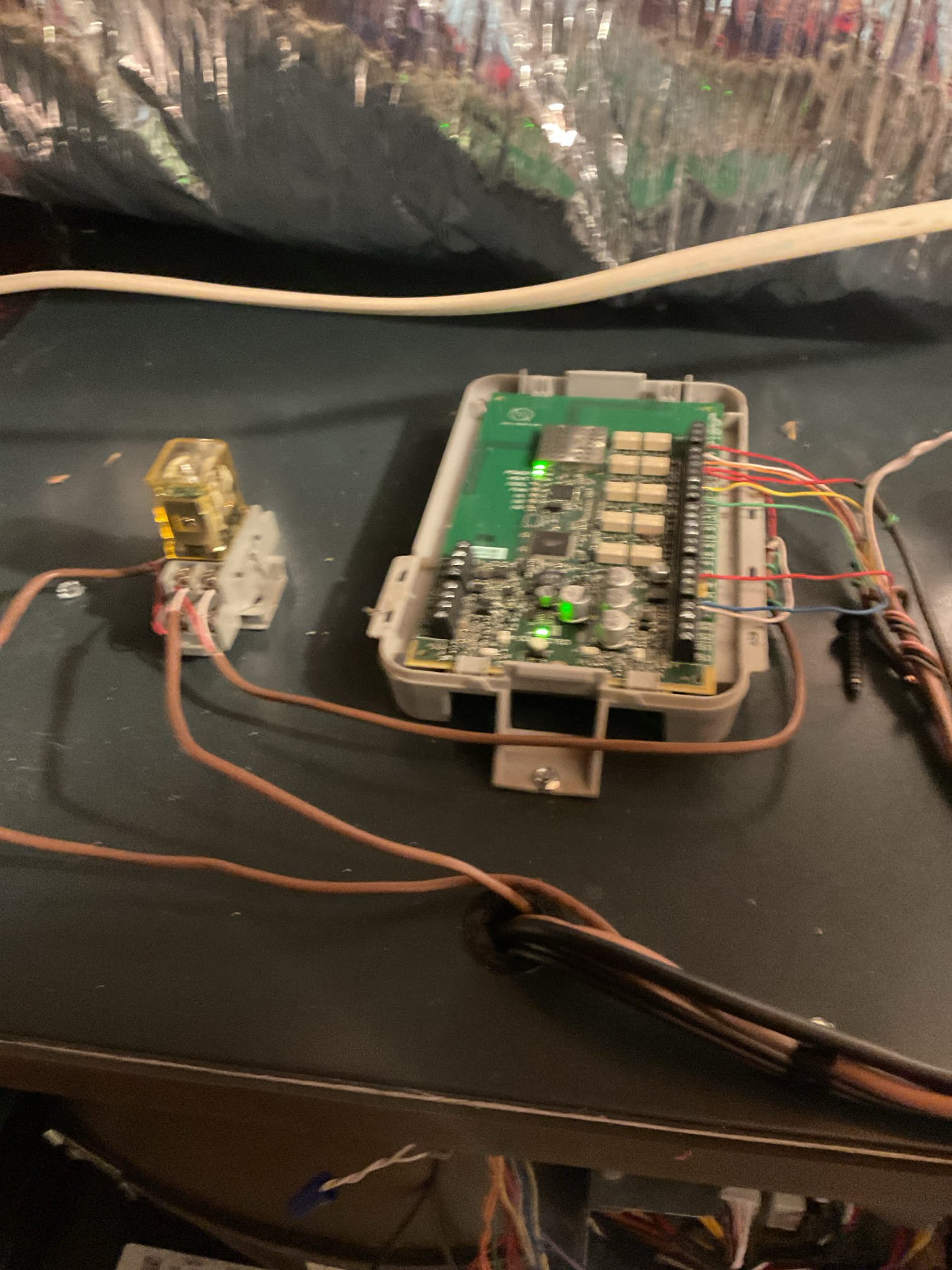 Luis 2-27-26 performed quality assurance on recently installed heat pump. And air handler, test operation regular heat and back up heat, hot water coil ok. Test hot water coil operation ok. Check indoor and outdoor wiring ok. Check refrigerant pressures. Ok system passed inspection. We will need some crushed stone to level outside pad. Non urgent, can be done during ac tune up. 