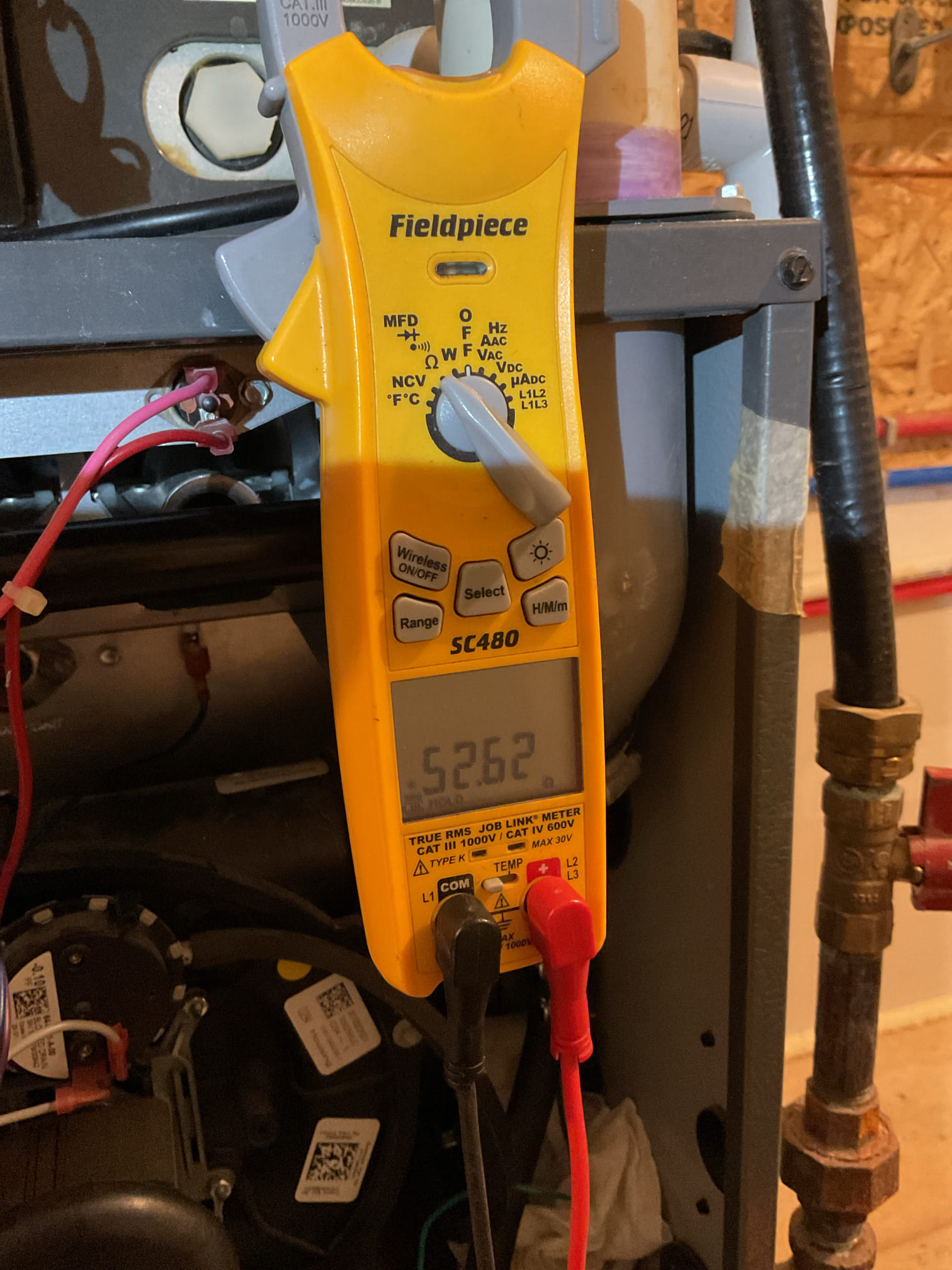 Dan 03/02/26

I arrived to the customers home to service their 5 yr old 90% Amana gas furnace system. 
I started with checking the air filter and replaced , the filter size is a 501 supplied by the customer. I checked all my electrical connections and voltages. I inspected and tested the  burners , flame sensor and the igniter. I water tested all tubing and hoses and inspected the collector box . I inspected the exhaust and fresh air pipe for restrictions and bellies. I inspected the inducer and the blower motor operation. I checked and tested for combustion and took temp rise splits at the return and the supply. Everything is running fine at this time of service. 