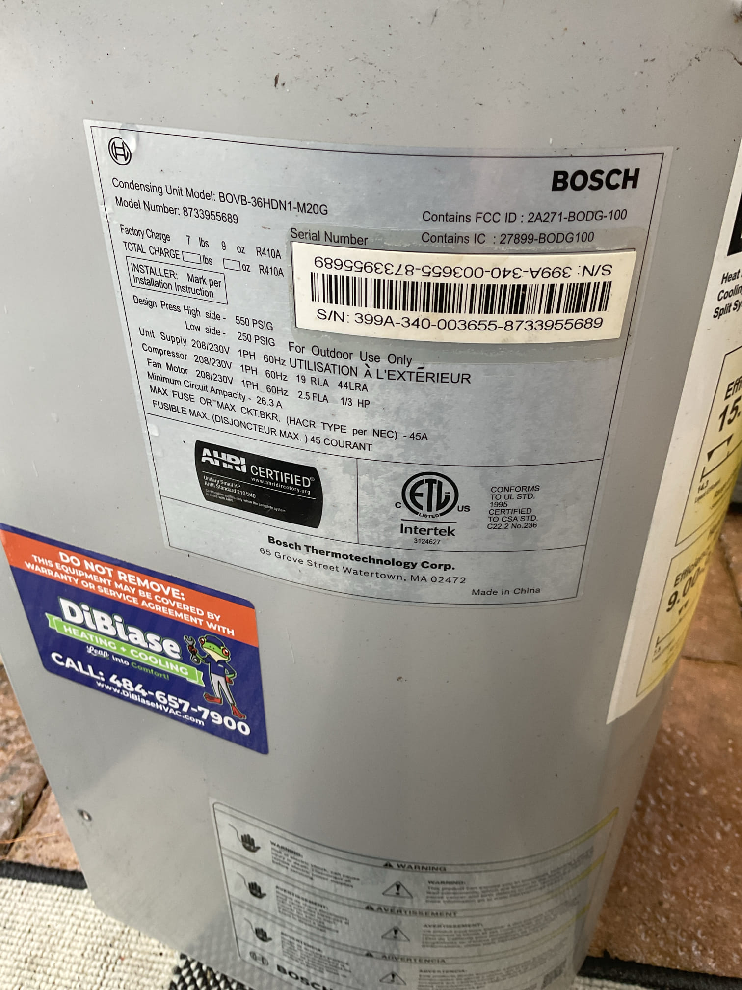 3/3/26 Dan 

I Arrived to the customers home for a heat pump check up on a 2 yr old Bosch system . I checked all electrical connections and voltages . I checked the air filter and replaced, filter size is 18x20x1 . Inspected the indoor coil and tested electric heat package. Took temp splits for the electric heat and blower motor amperage draws. I looked at the outdoor heat pump and tested for an outdoor btu output. Inspected the outdoor components and unit pressures. Everything is working fine at this time , newer system . Collected for $189.00 contract renewal paid by cc. 
