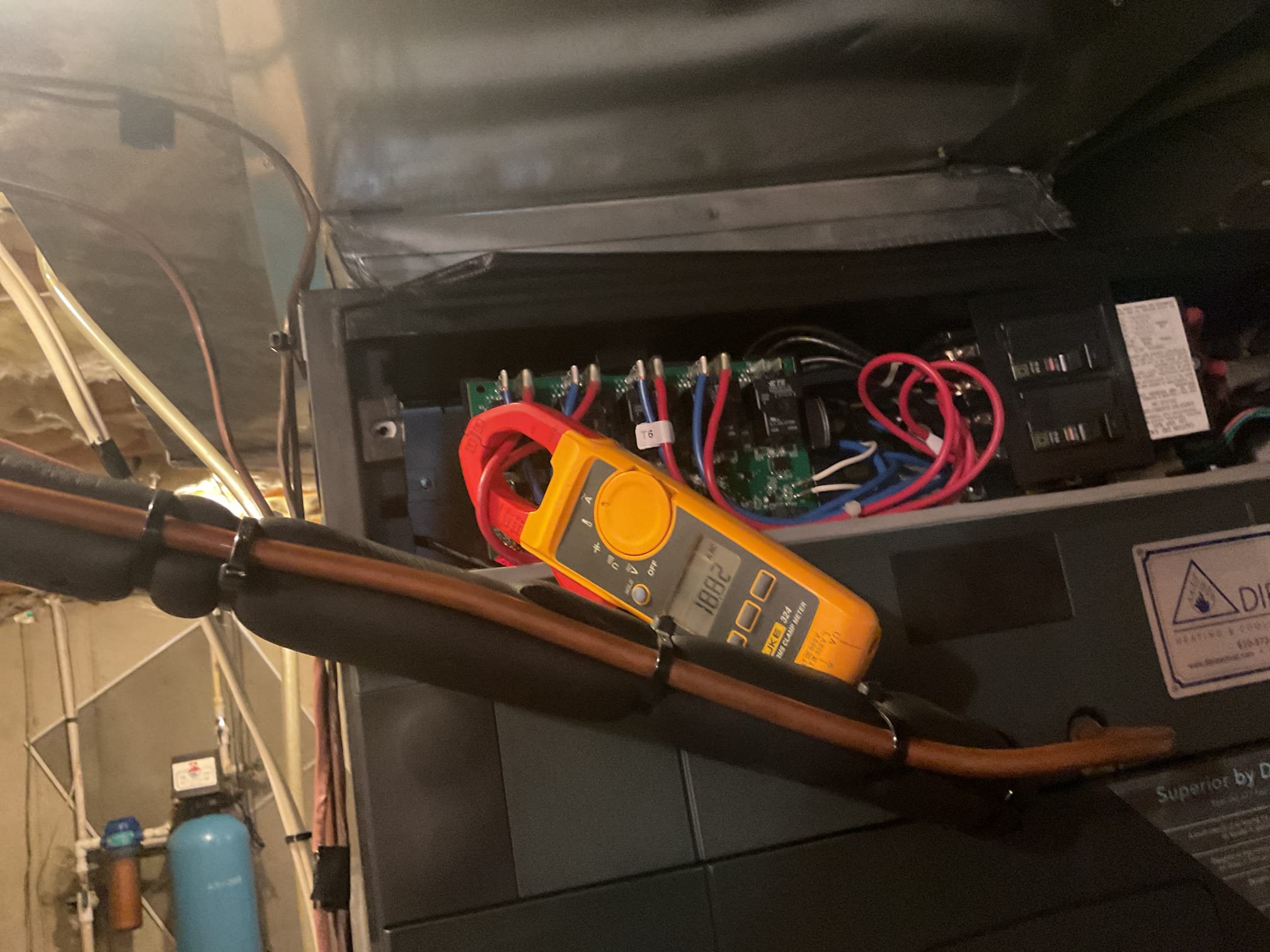 Performed precision heat pump tune up on 2013 trane heat pump system. Replaced aprilaire 210 air filter, homeowner provided. Checked operation of emergency heat. Checked temperature rise. Checked all electrical connections and components. System went through defrost while on site. Found that when compressor ramps up to 2nd stage it was very noisy. ( this is a sign the compressor is starting to fail, do not know longevity). Provided estimate to replace the compressor but due to being 13 years old would recommend replacing system. Talked to homeowner about this. Heat pump is working at this time. 