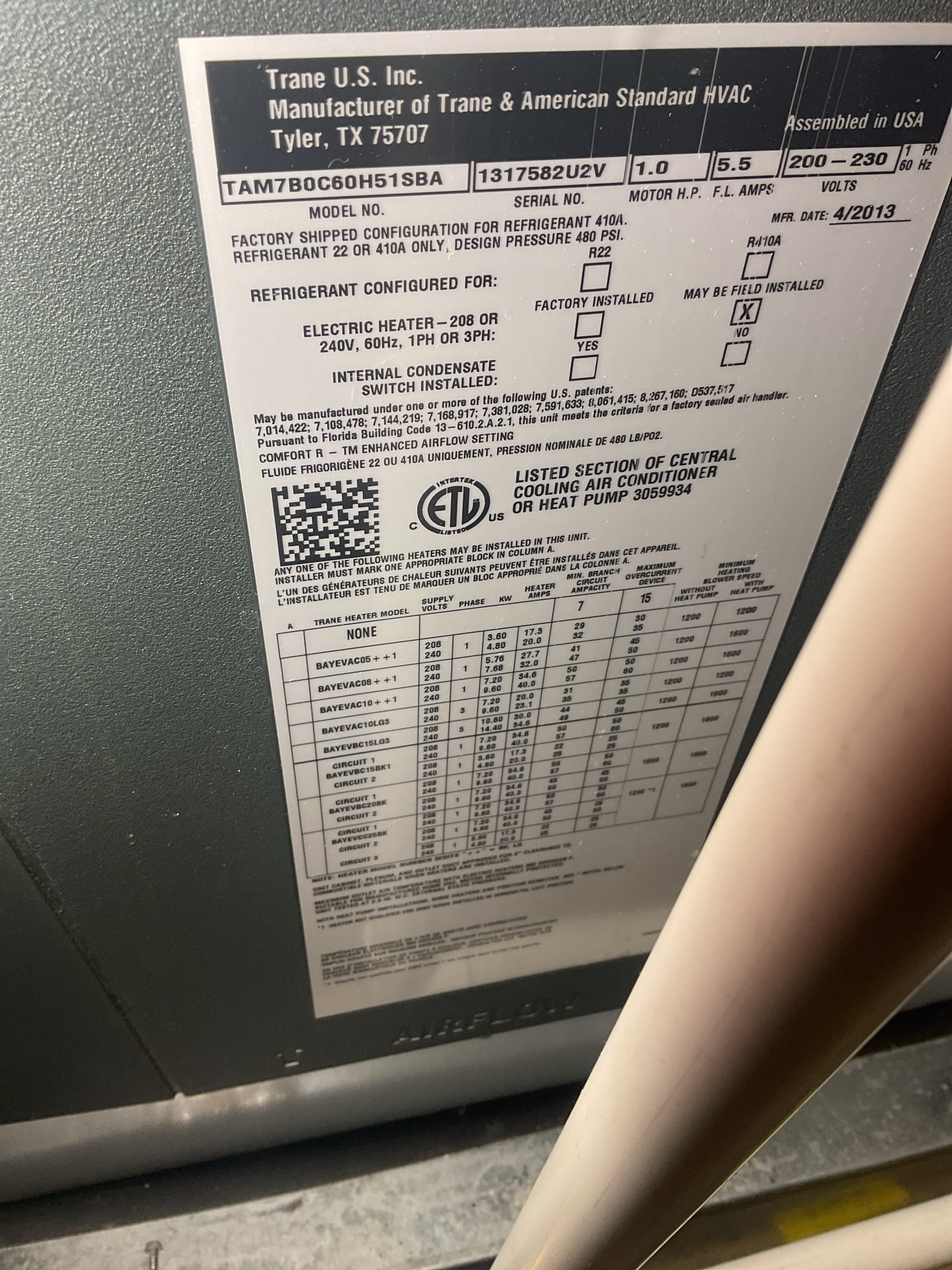 Performed precision heat pump tune up on 2013 trane heat pump system. Replaced aprilaire 210 air filter, homeowner provided. Checked operation of emergency heat. Checked temperature rise. Checked all electrical connections and components. System went through defrost while on site. Found that when compressor ramps up to 2nd stage it was very noisy. ( this is a sign the compressor is starting to fail, do not know longevity). Provided estimate to replace the compressor but due to being 13 years old would recommend replacing system. Talked to homeowner about this. Heat pump is working at this time. 