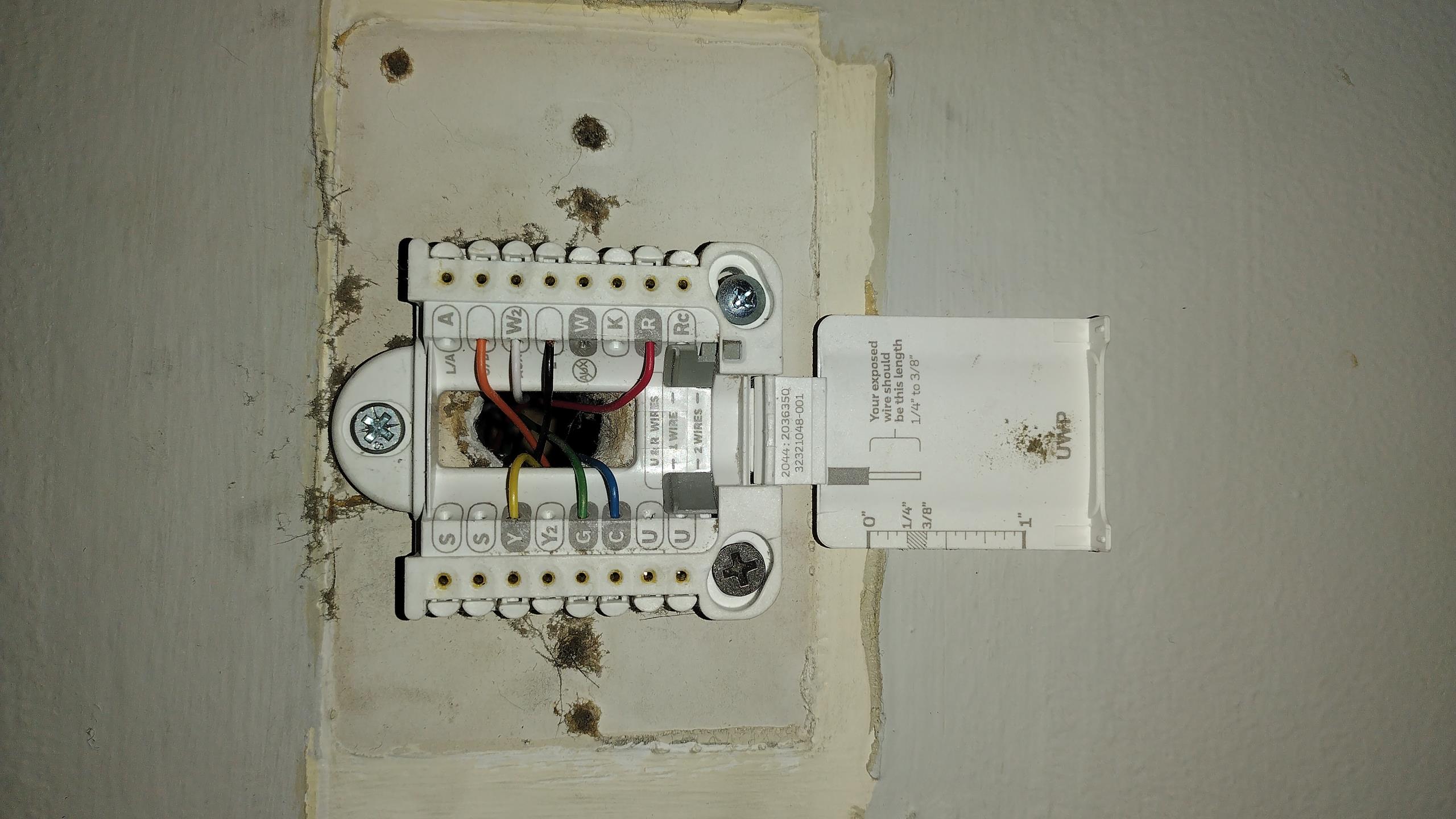 Luis 3-3-26 performed heat pump inspection on Goodman heat pump installed by dibiase 2025. Check all electrical connections and components, replace air filter 16x20x1 check airflow test 8 kw back up heat ok. Check refrigerant levels and heat pump electrical ok. System is running properly at the time of service, I noticed thermostat brings back up heat right away. No way to control staging or lockout provided estimate to install new thermostat s1200. 